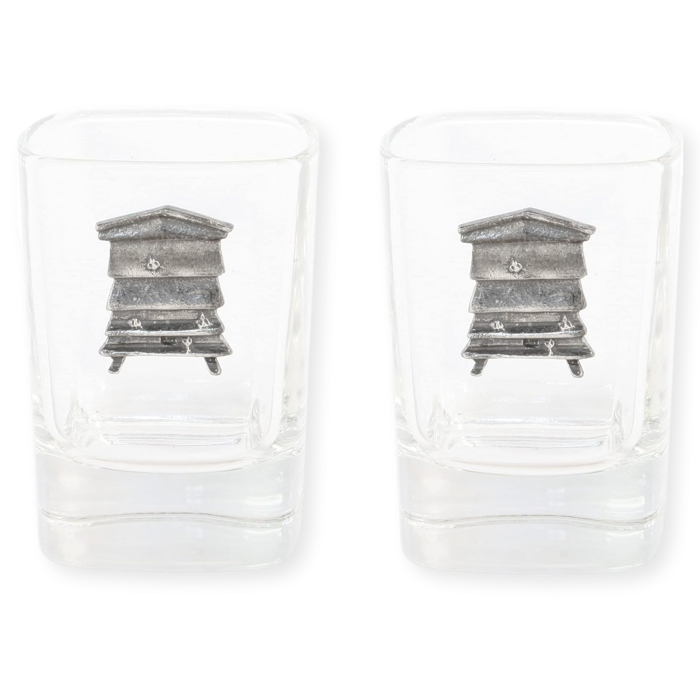 Butterflies & Bees 50ml Pair Of Shot Glasses