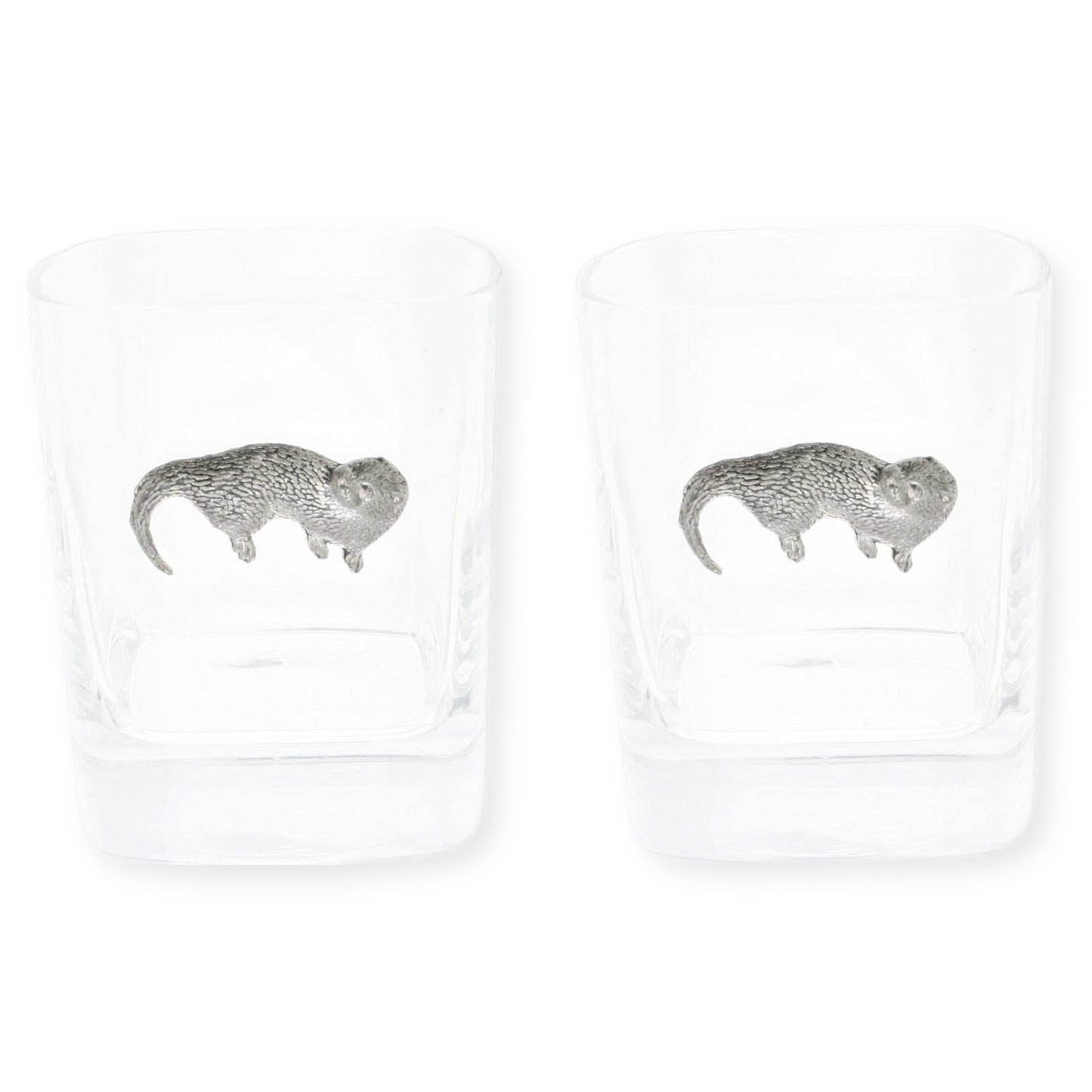 Riverbank Animals Pair of Glass Tumblers