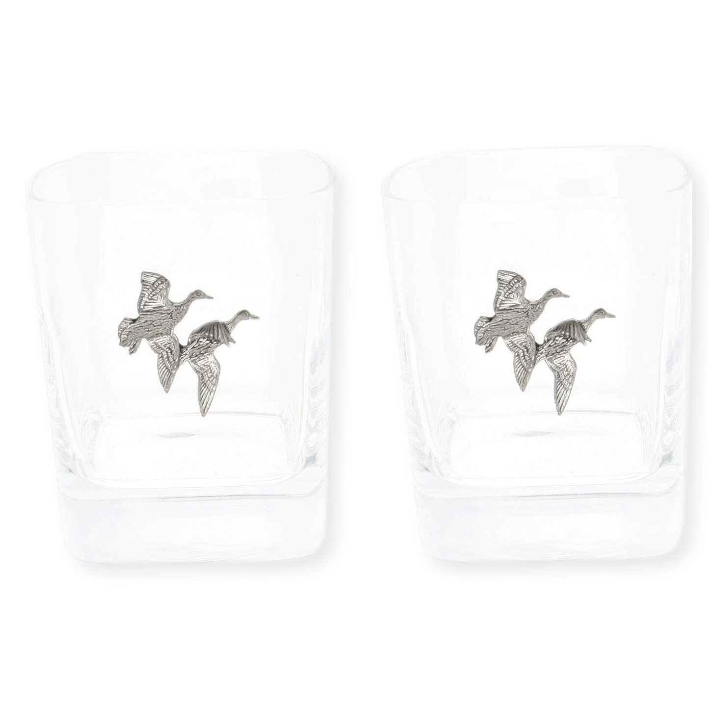 Riverbank Animals Pair of Glass Tumblers