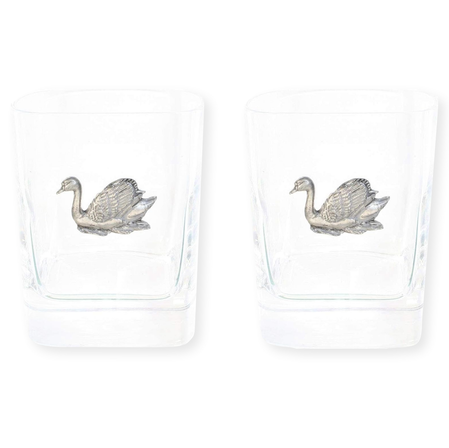 Riverbank Animals Pair of Glass Tumblers