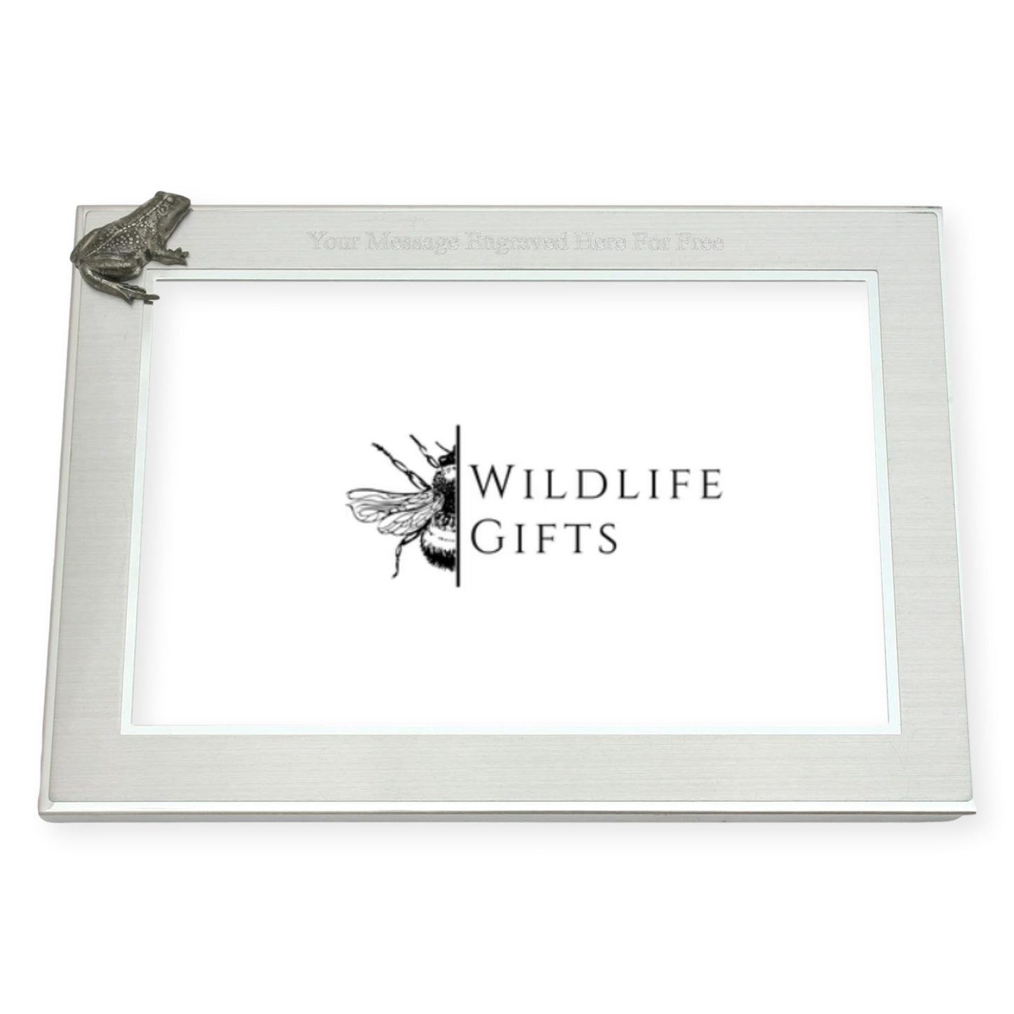 Riverbank Animals Metal Photo Frame Landscape or Portrait Free Engraving