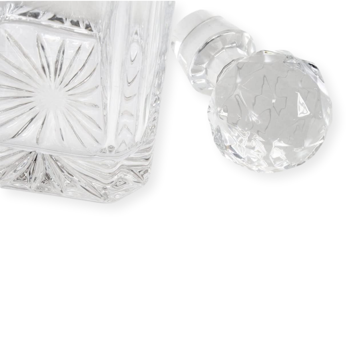 Safari Animals Cut Crystal Glass Decanters