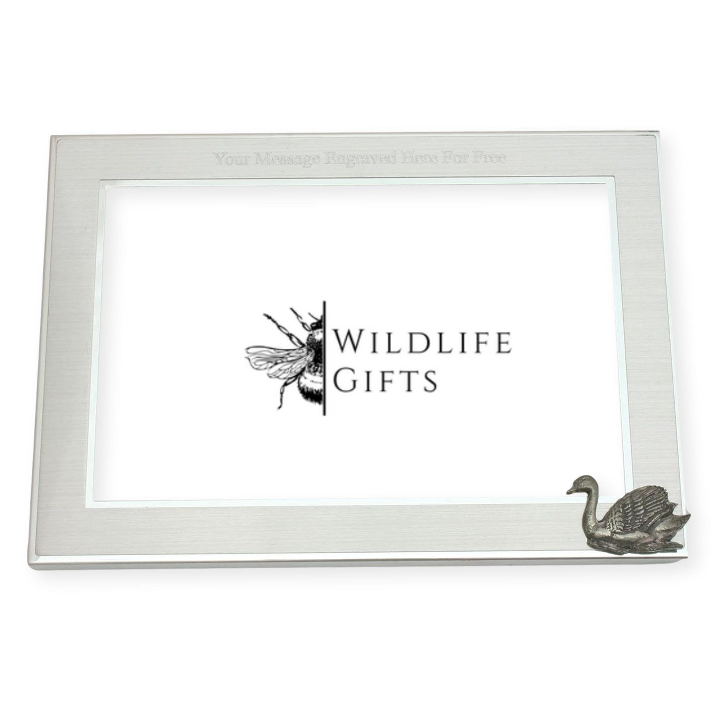 Riverbank Animals Metal Photo Frame Landscape or Portrait Free Engraving