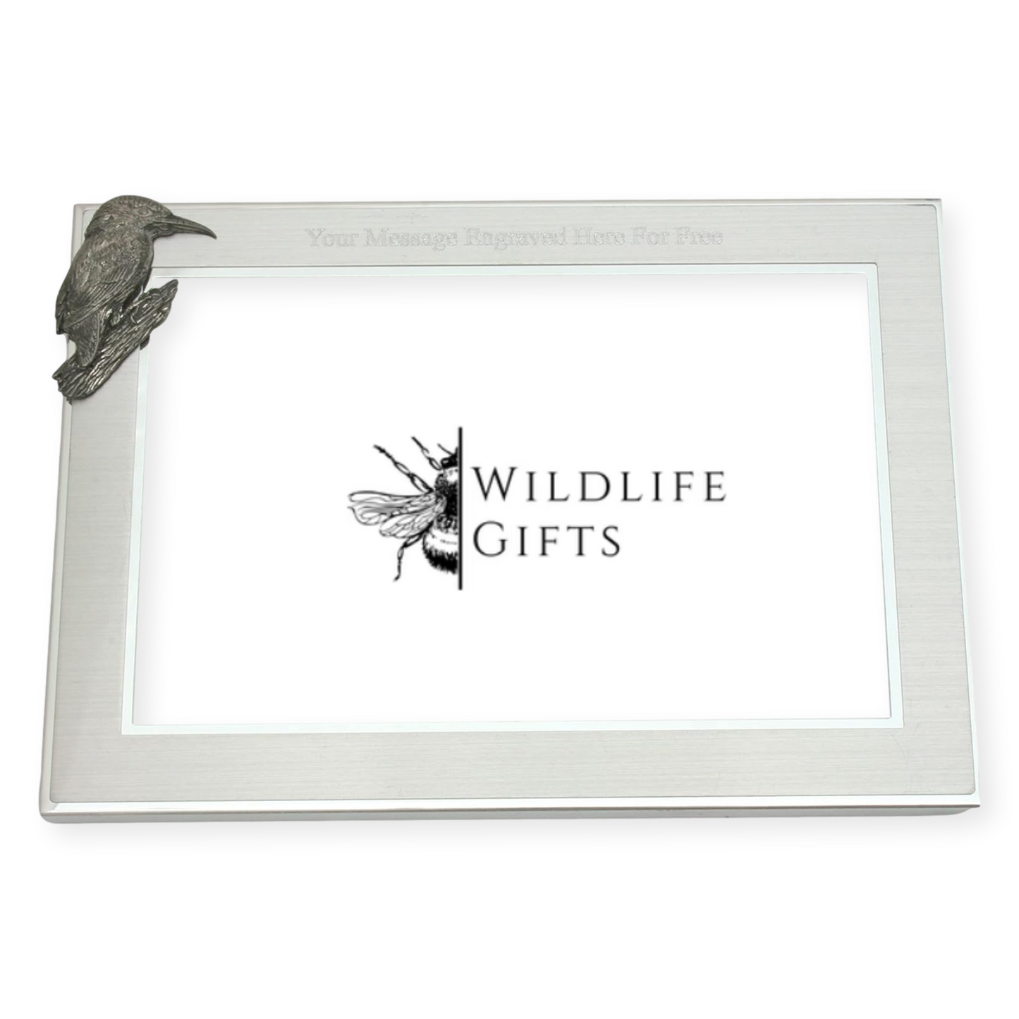 Riverbank Animals Metal Photo Frame Landscape or Portrait Free Engraving