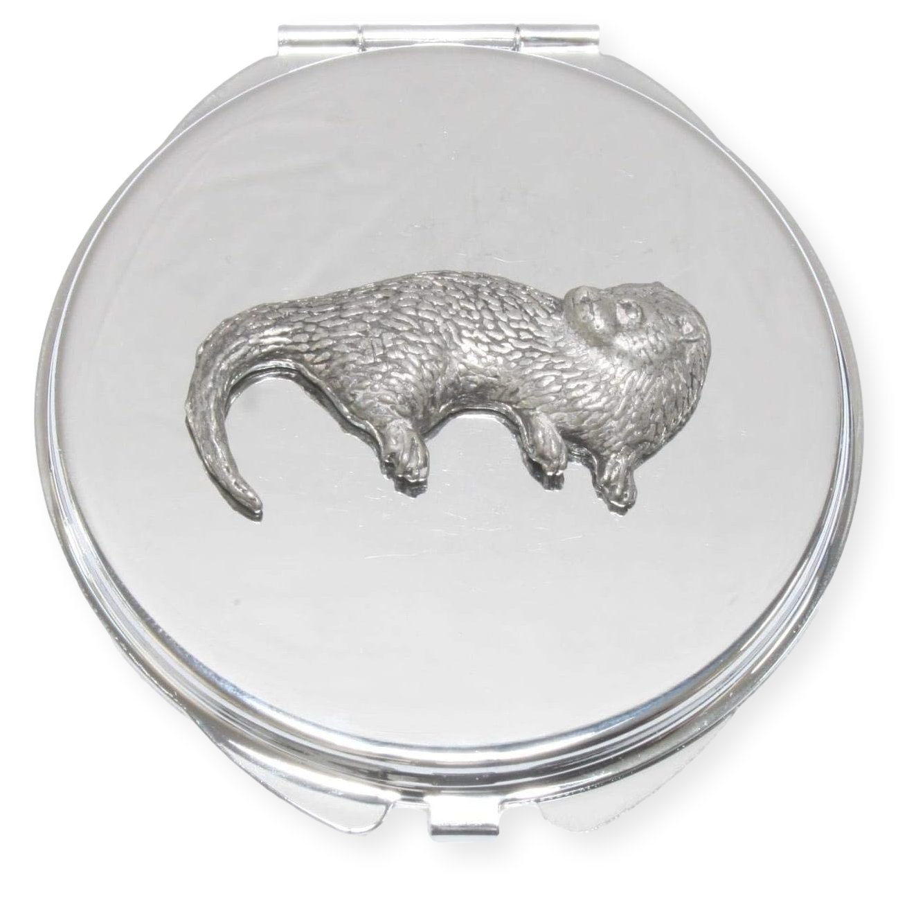 Riverbank Animals Compact Mirror Nature Gift Free Engraving
