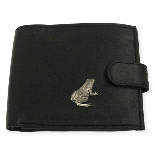 Riverbank Animals Leather Wallet Brown or Black Wildlife Gift