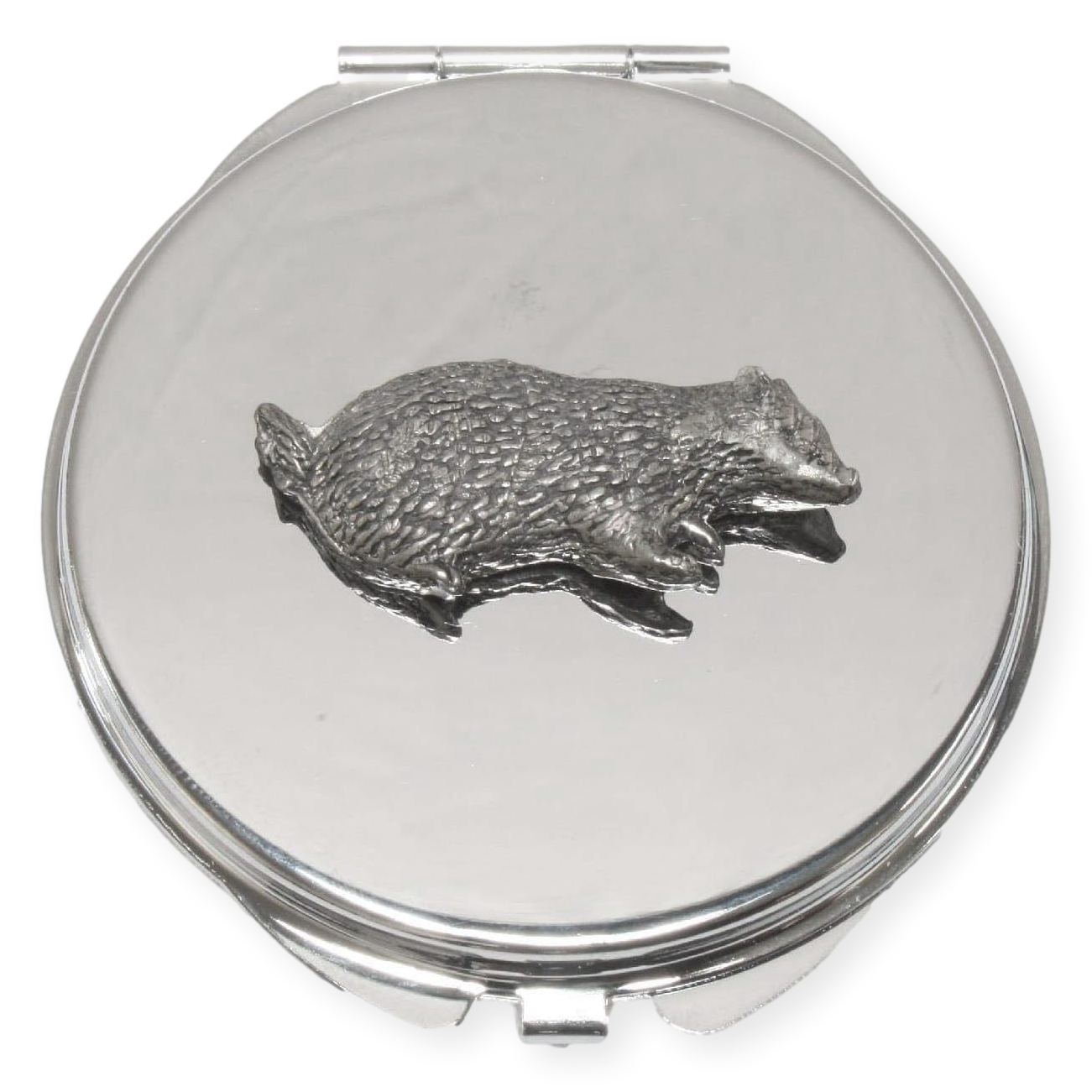 Woodland Animals Compact Mirror Nature Gift Free Engraving