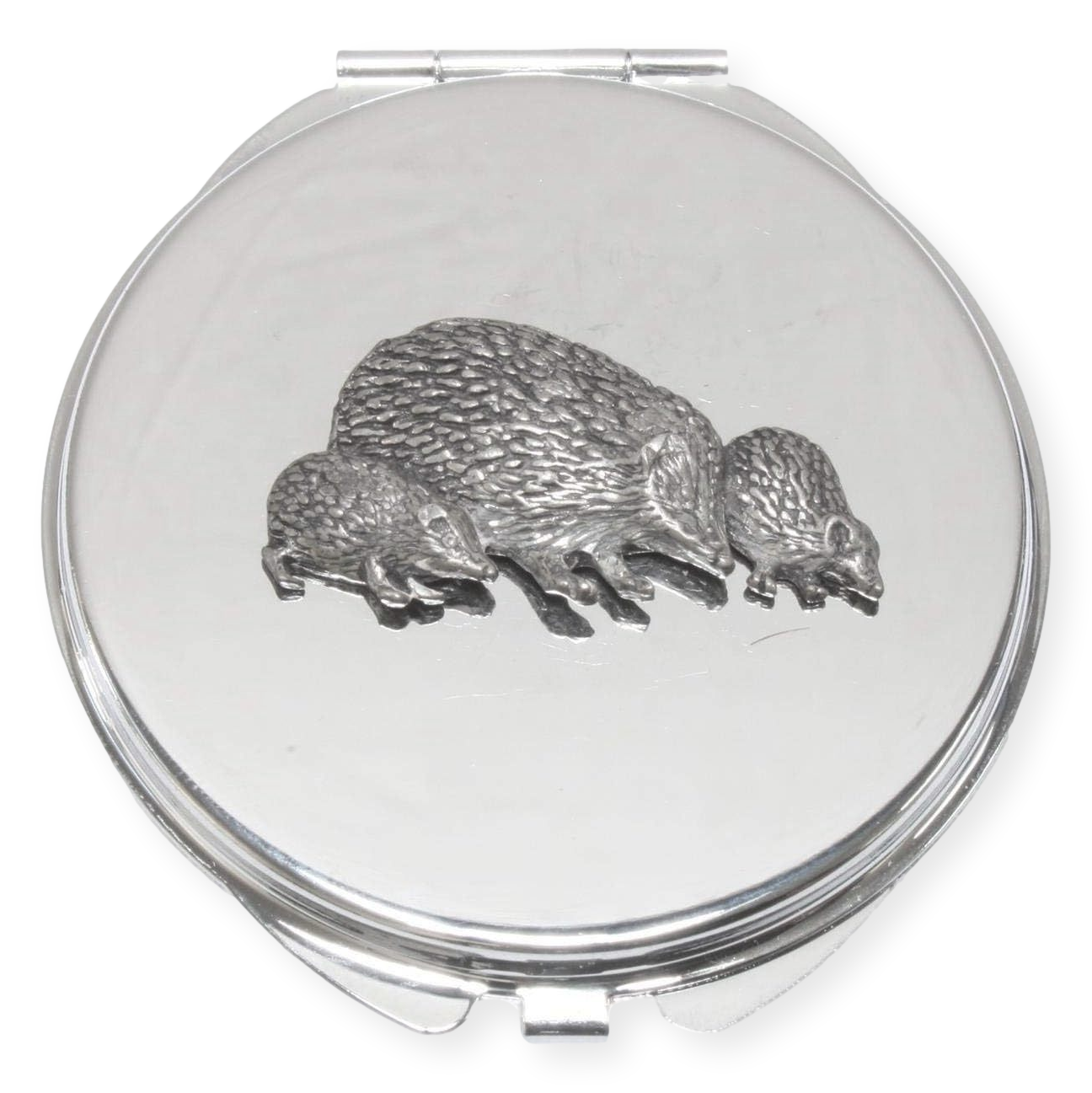 Woodland Animals Compact Mirror Nature Gift Free Engraving