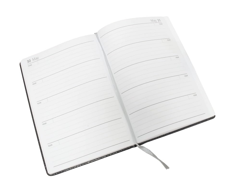 Safari Animals Red 5 Year Diary Planner A5