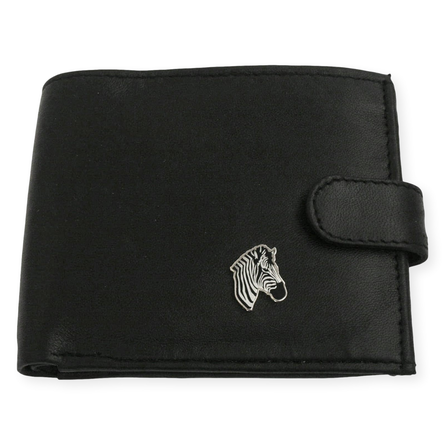 Safari Animals Leather Wallet Brown or Black Wildlife Gift