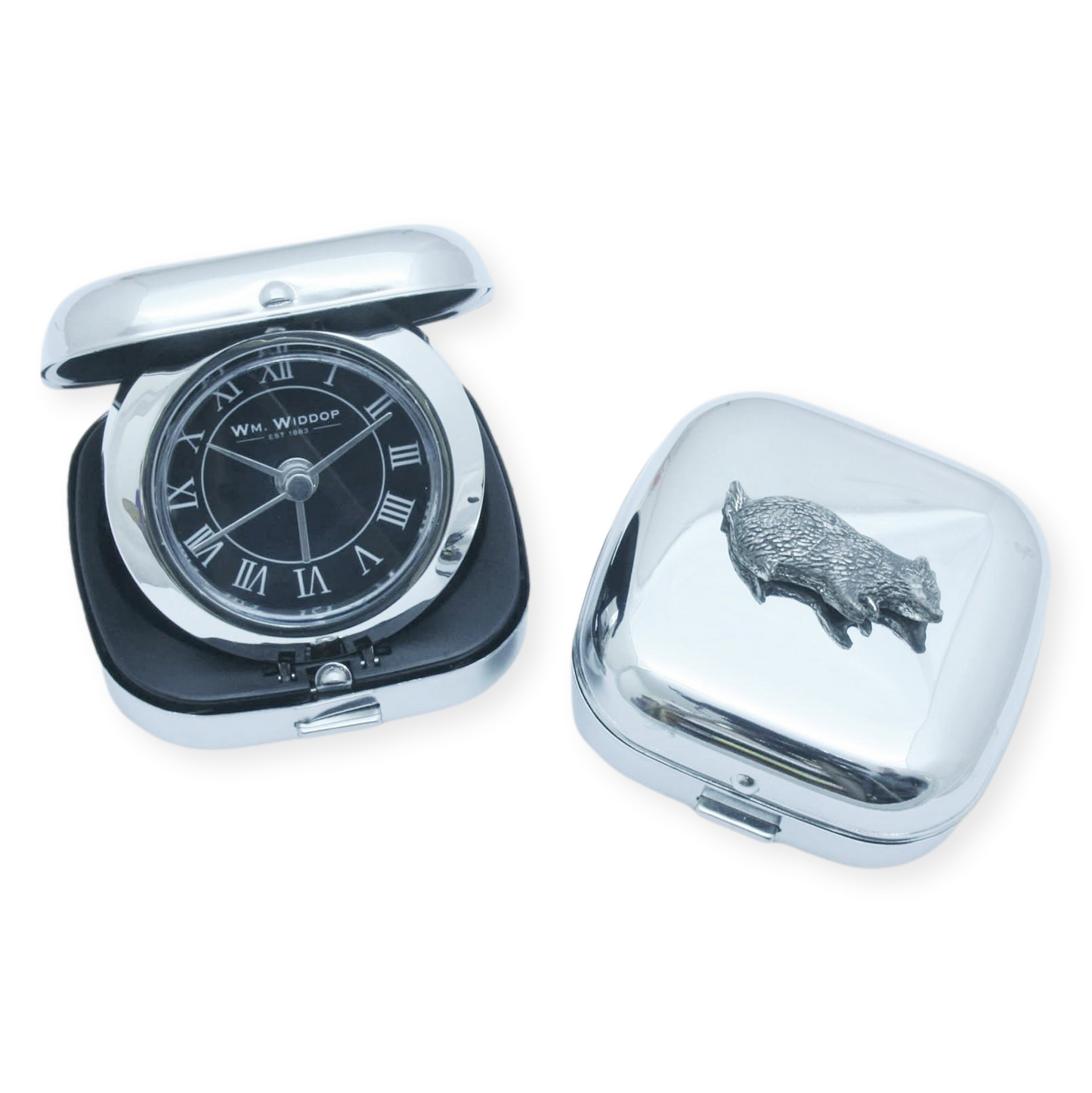 Woodland Animals Travel Quartz Movement Alarm Clock