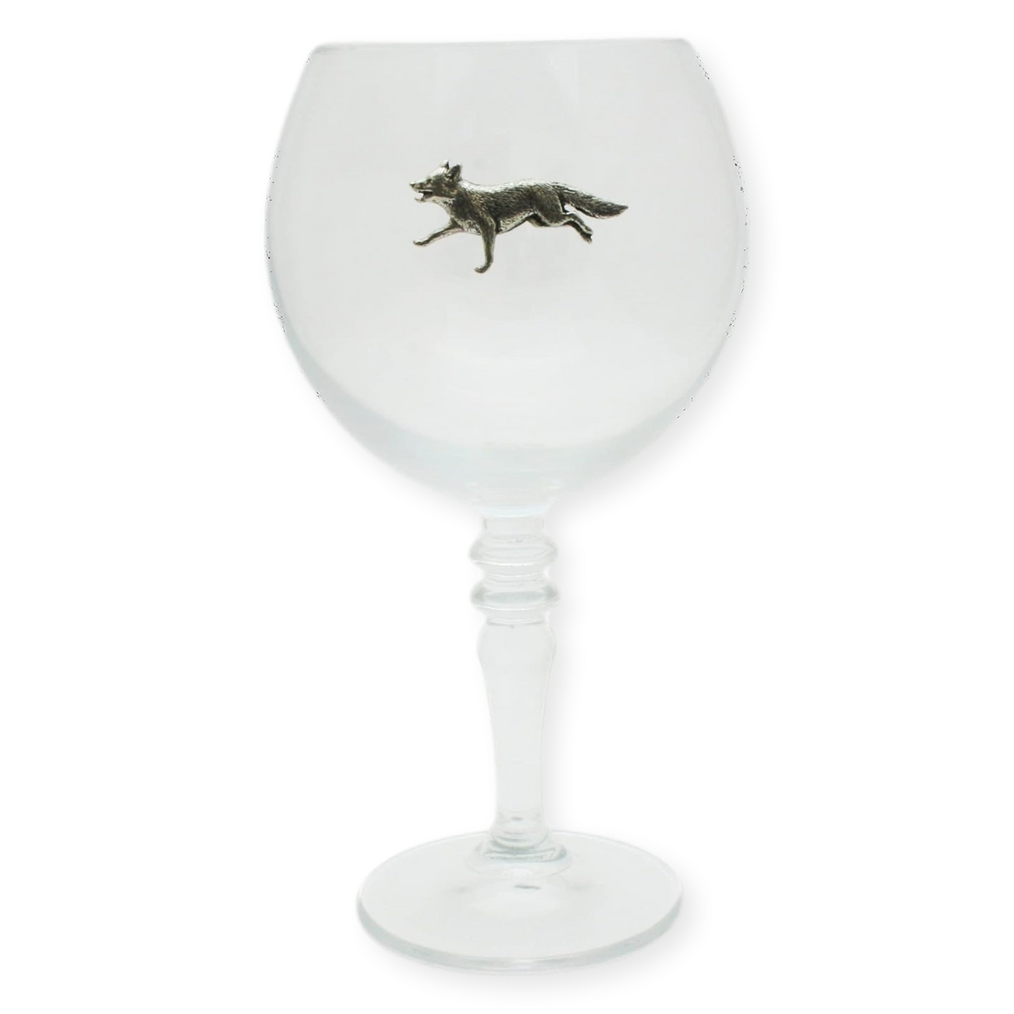 Woodland Animals Balloon 23 Oz Gin Glass Gift Boxed