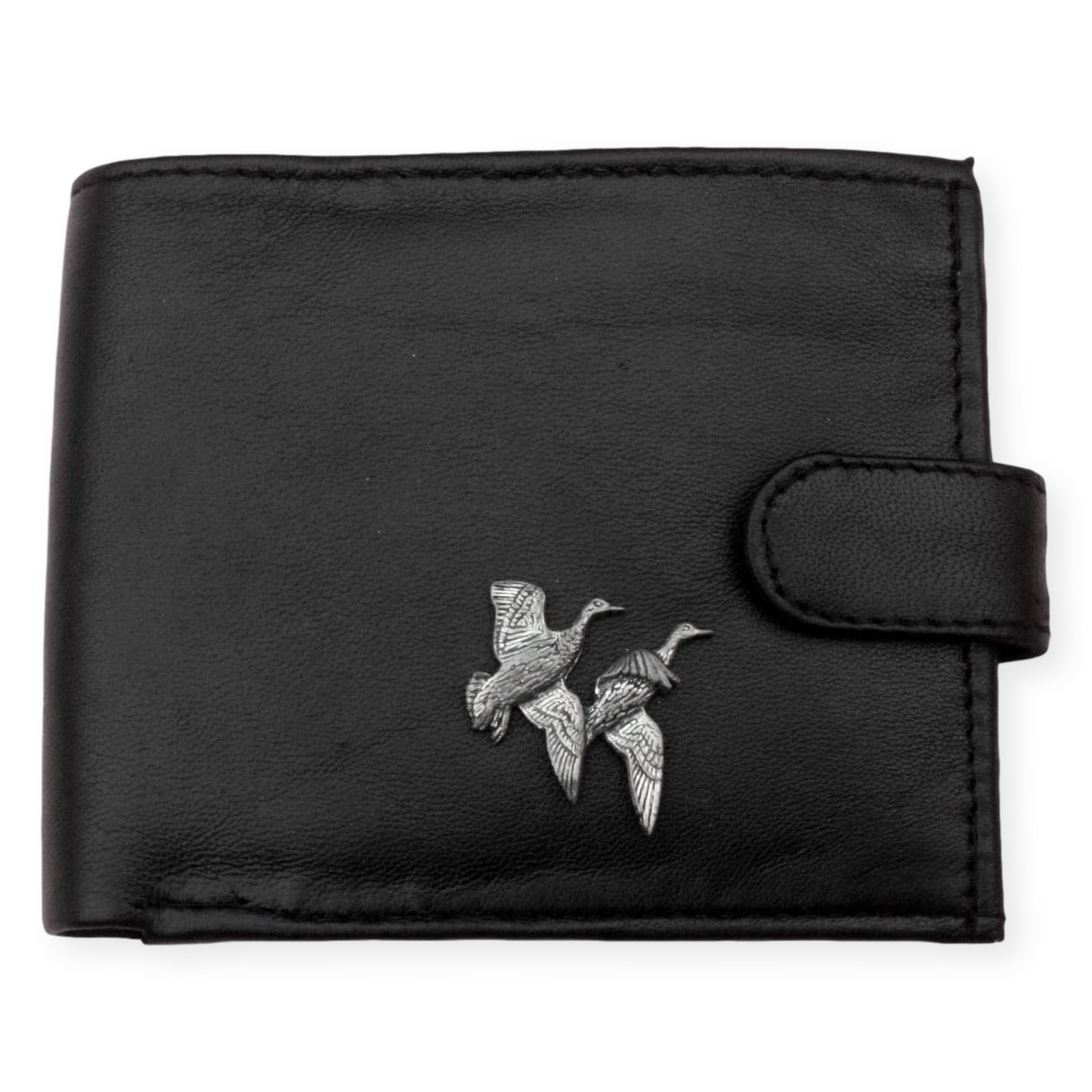 Riverbank Animals Leather Wallet Brown or Black Wildlife Gift