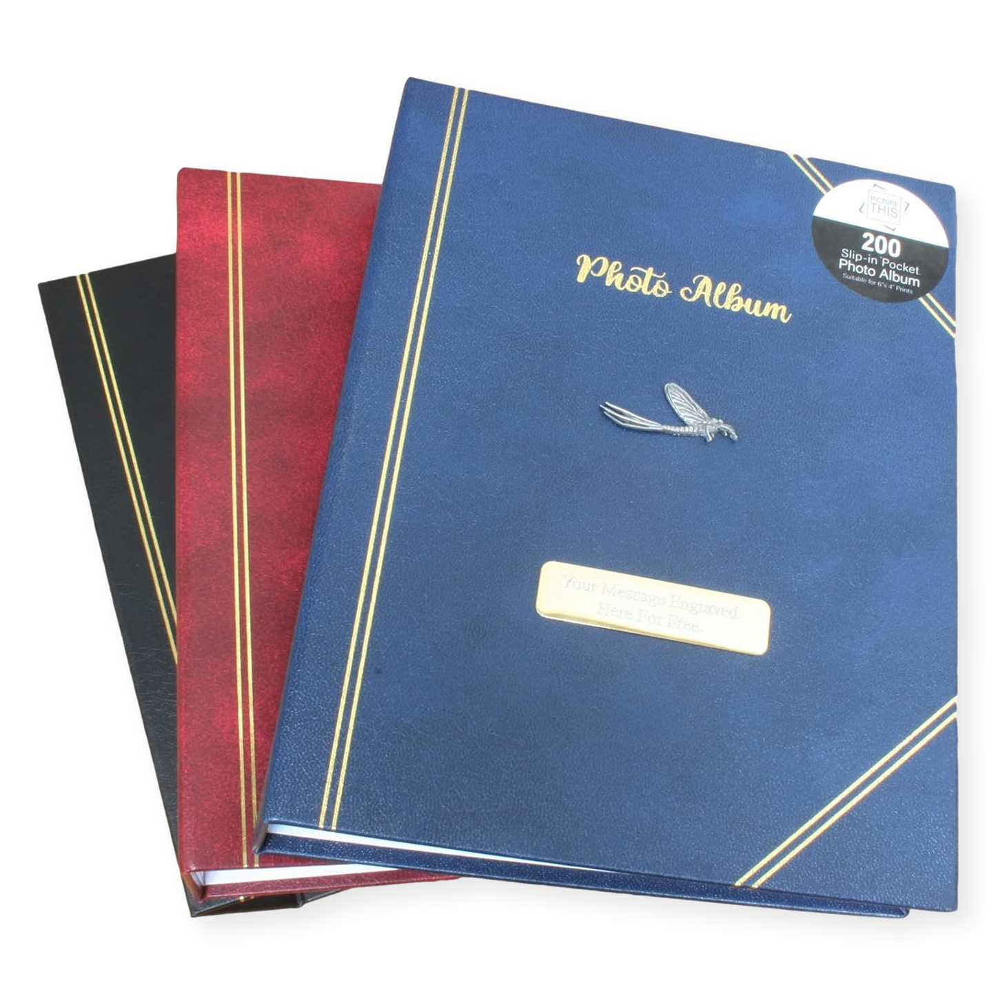 Insects Photo Album 200 Slots 6x4" Photographs Free Engraving