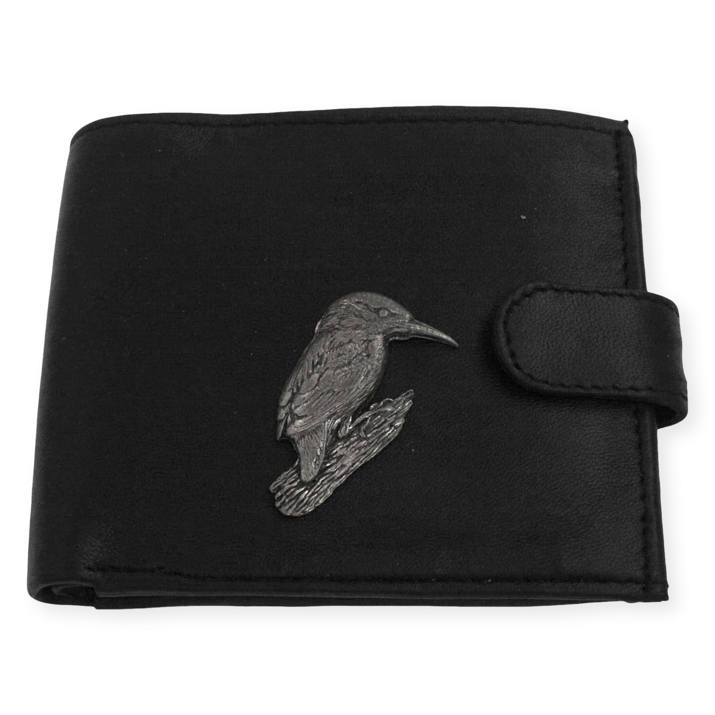 Riverbank Animals Leather Wallet Brown or Black Wildlife Gift