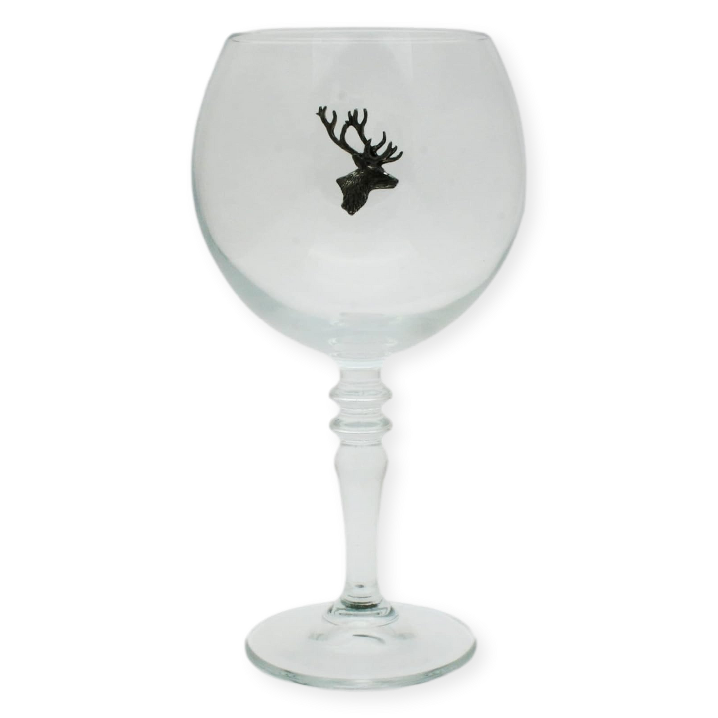 Woodland Animals Balloon 23 Oz Gin Glass Gift Boxed