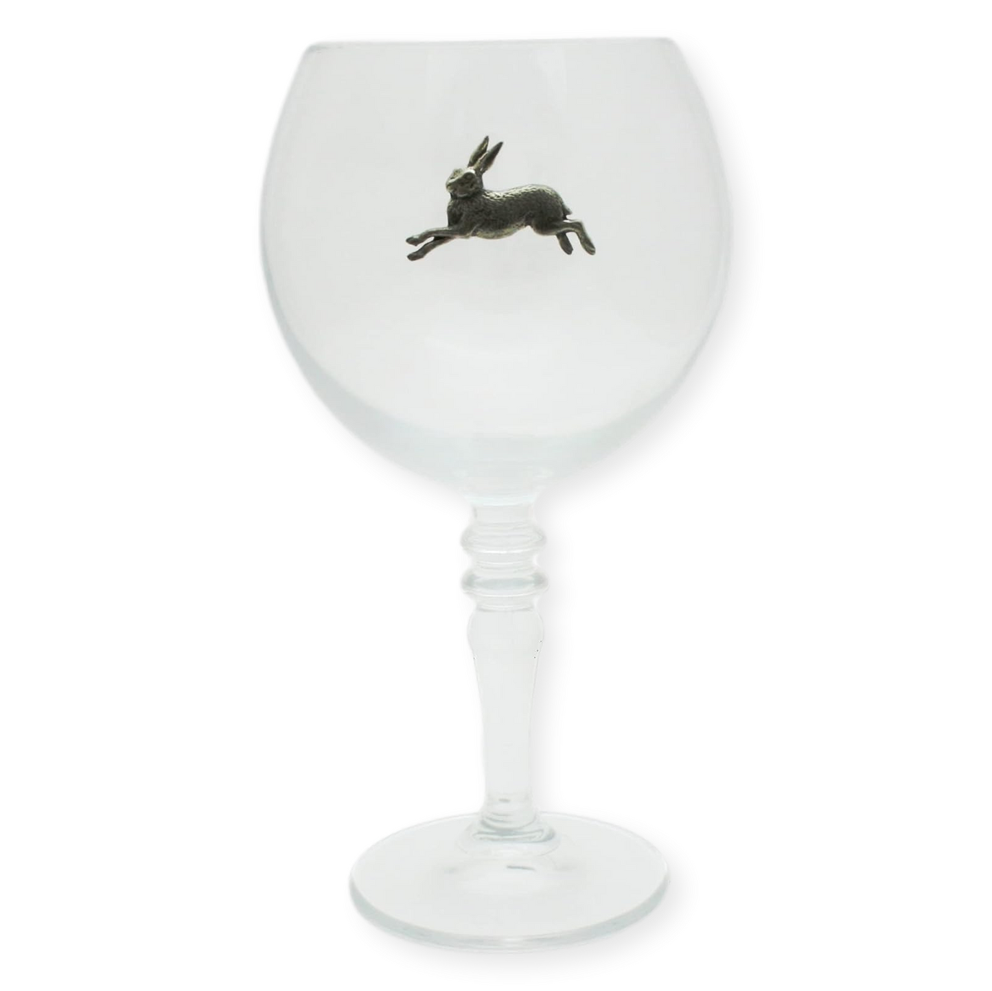 Woodland Animals Balloon 23 Oz Gin Glass Gift Boxed