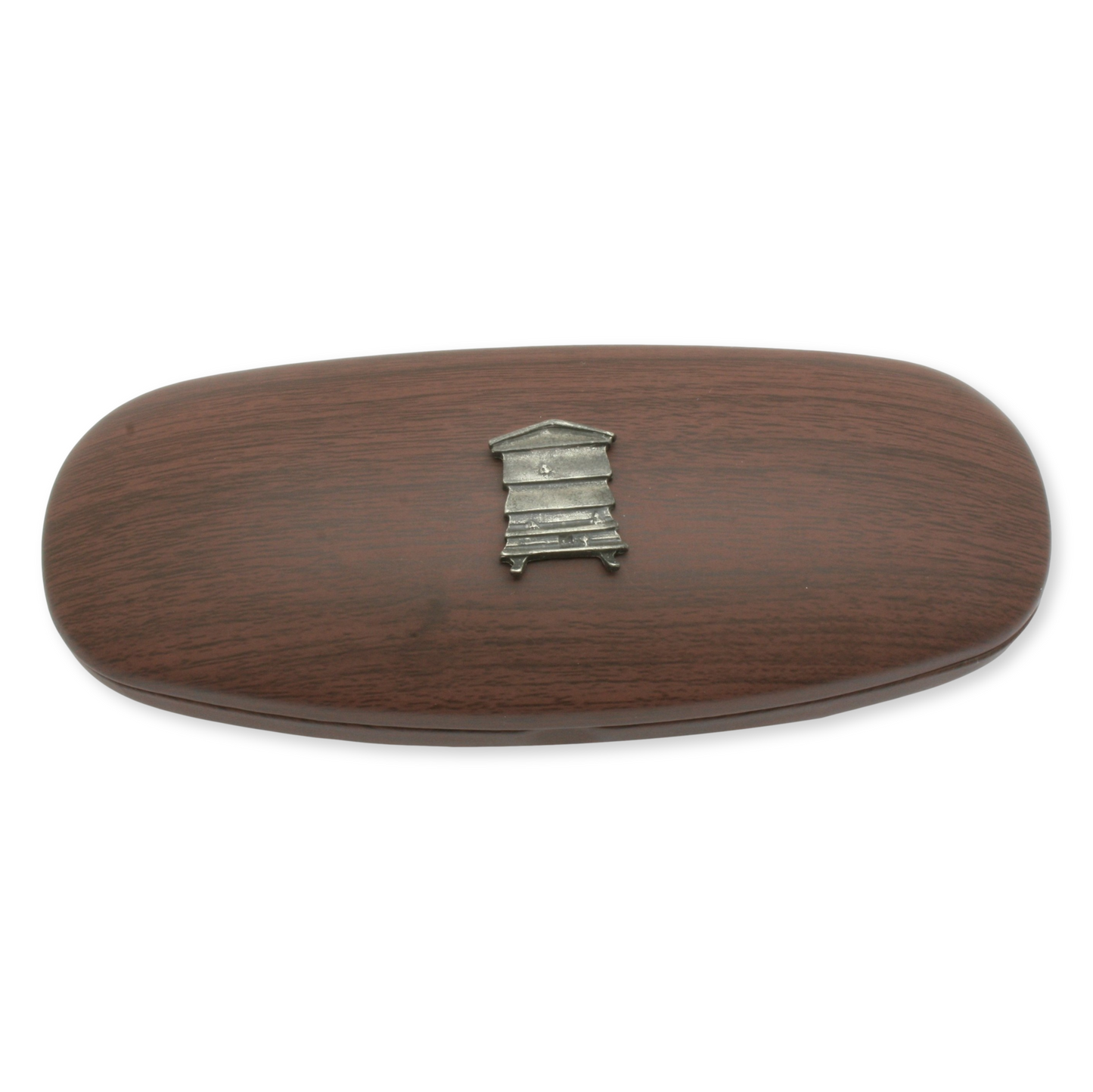 Bee Glasses Case Wood Effect Hard Case Men & Women Eye Protection Engraved Gift