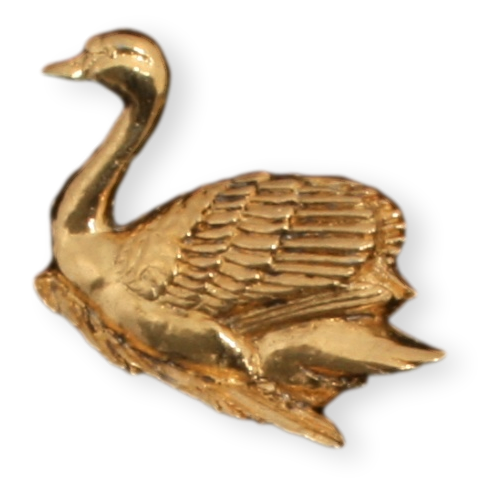 95 x Swan Gold Plated Pin Badge