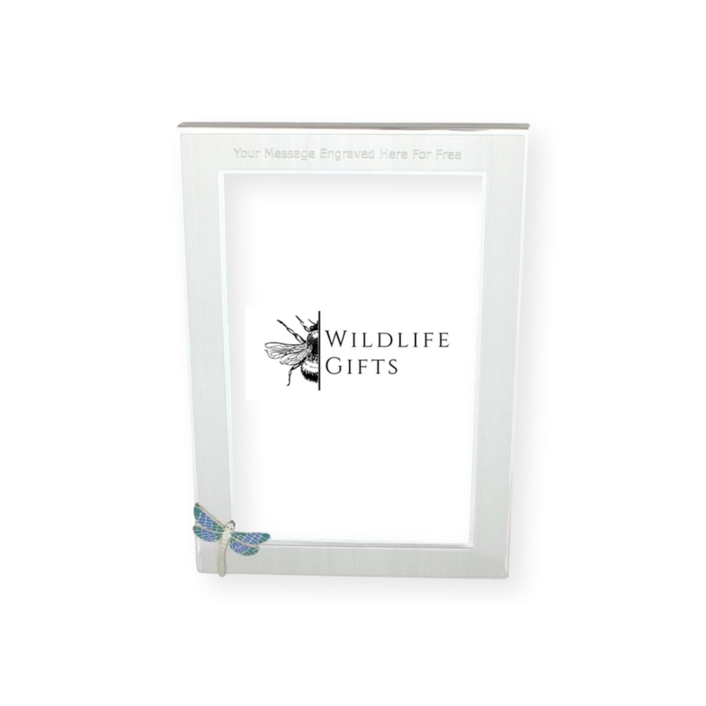 Insects Metal Photo Frame Nature Gift Landscape or Portrait Free Engraving