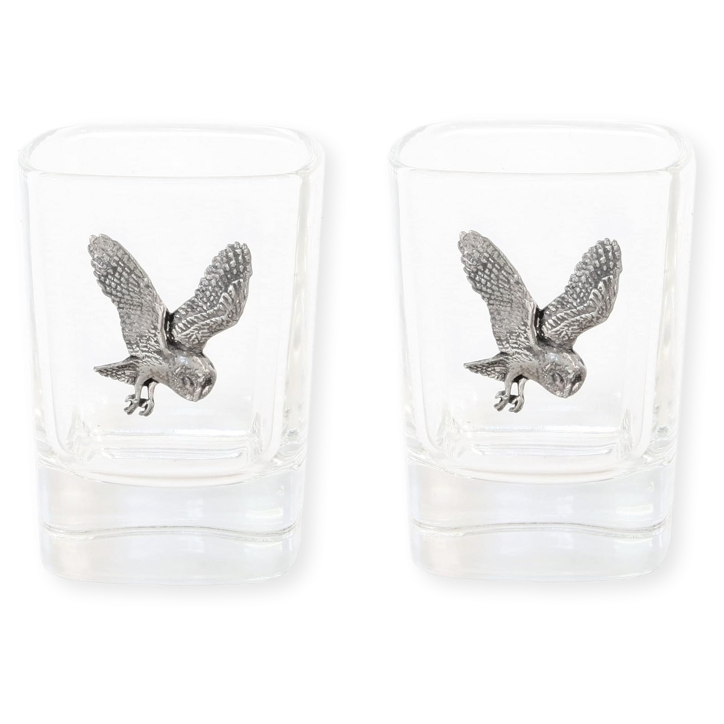 Birds Designed 50ml Pair of Shot Glasses