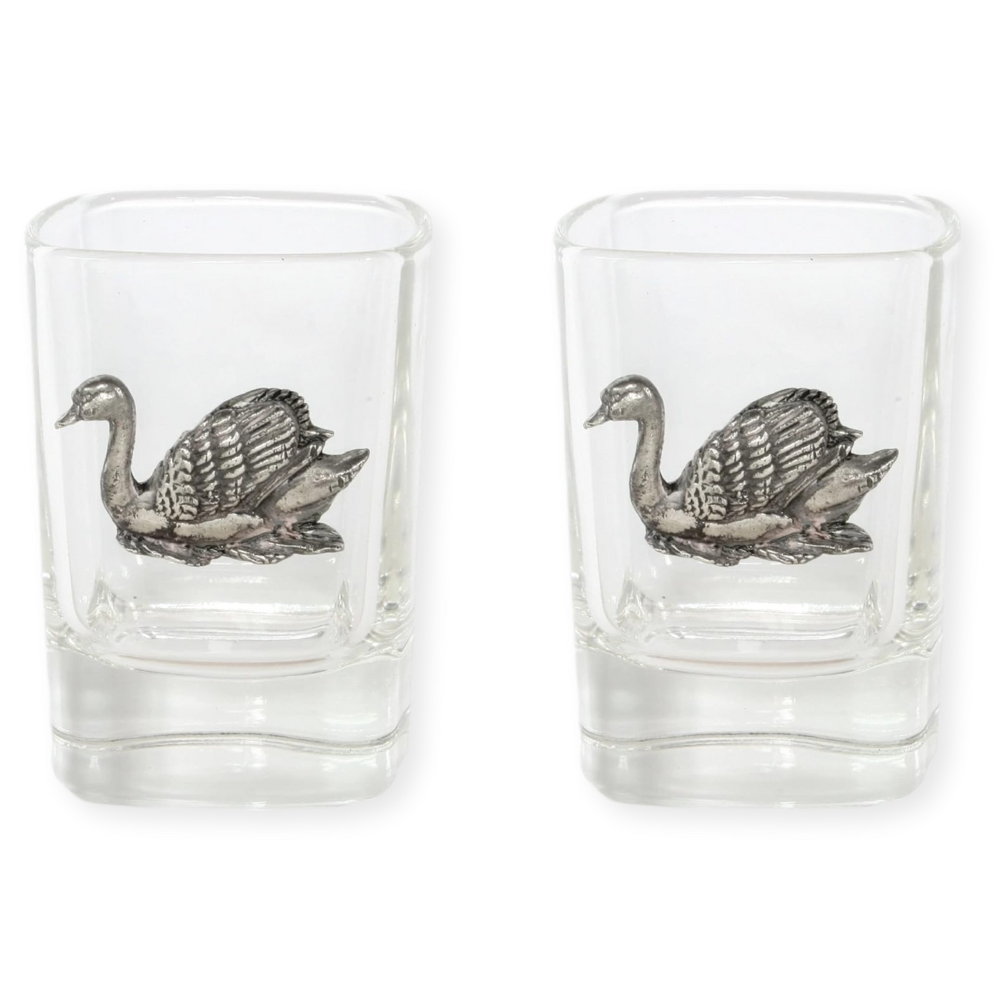 Birds Designed 50ml Pair of Shot Glasses