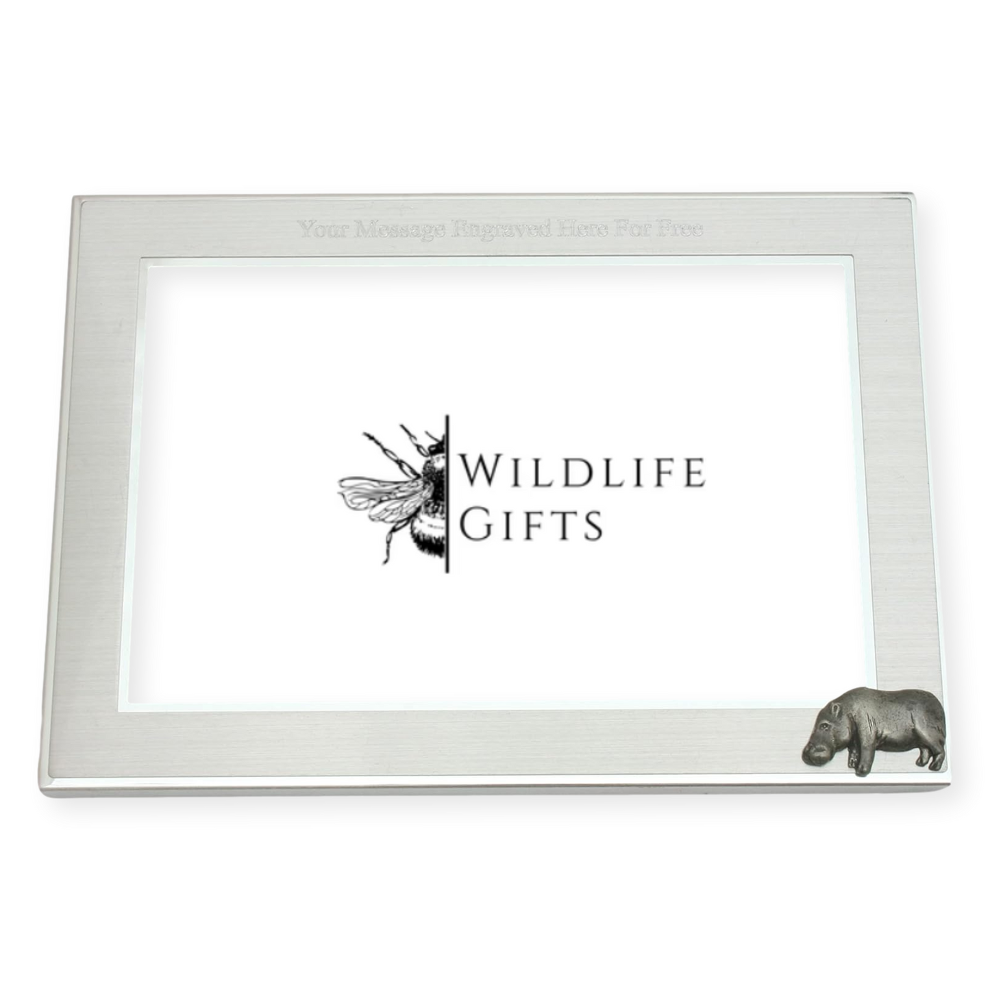 Safari Animals Metal Photo Frame Landscape or Portrait Free Engraving