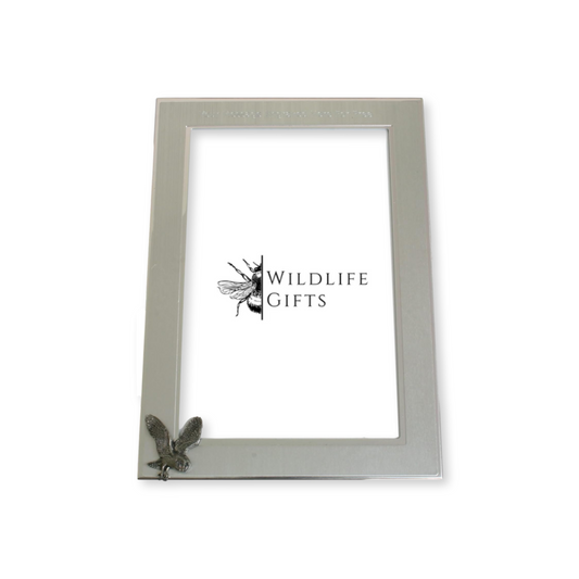 Birds Metal Photo Frame Landscape or Portrait Free Engraving Nature Gift