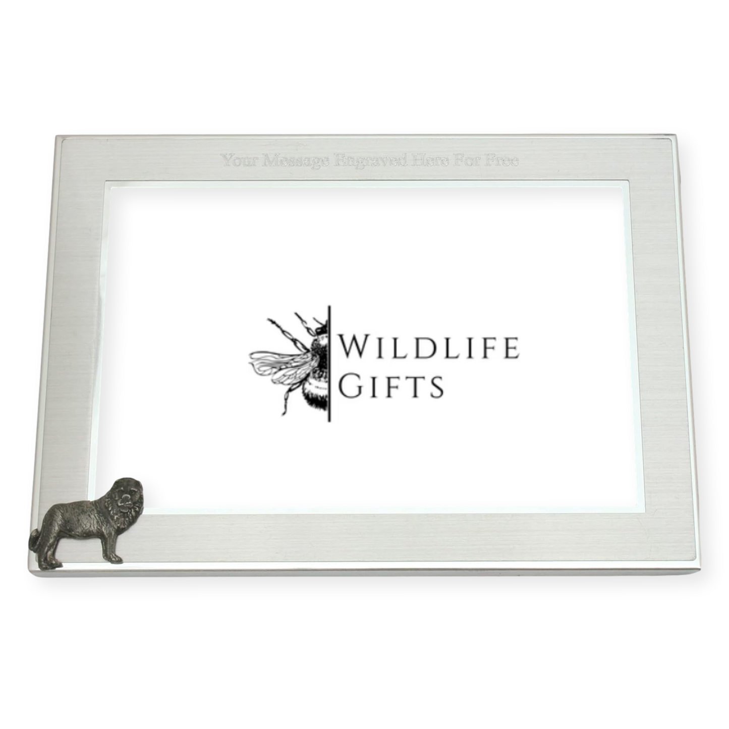 Safari Animals Metal Photo Frame Landscape or Portrait Free Engraving