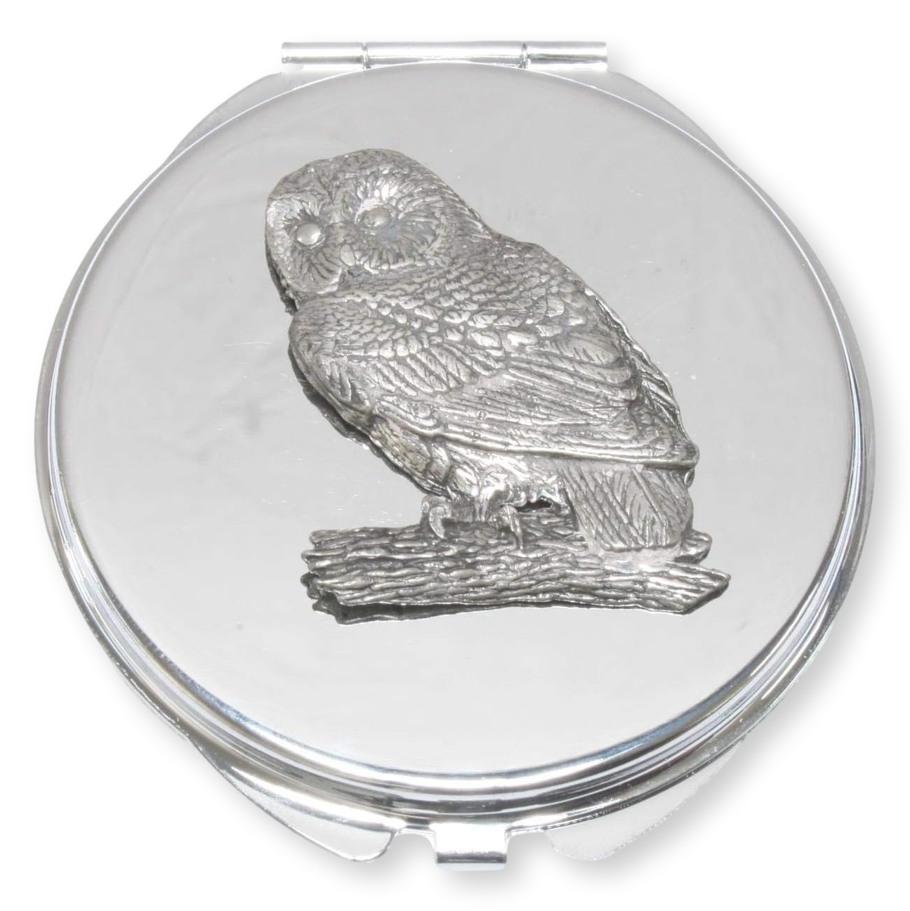 Birds Compact Mirror Nature Gift Free Engraving