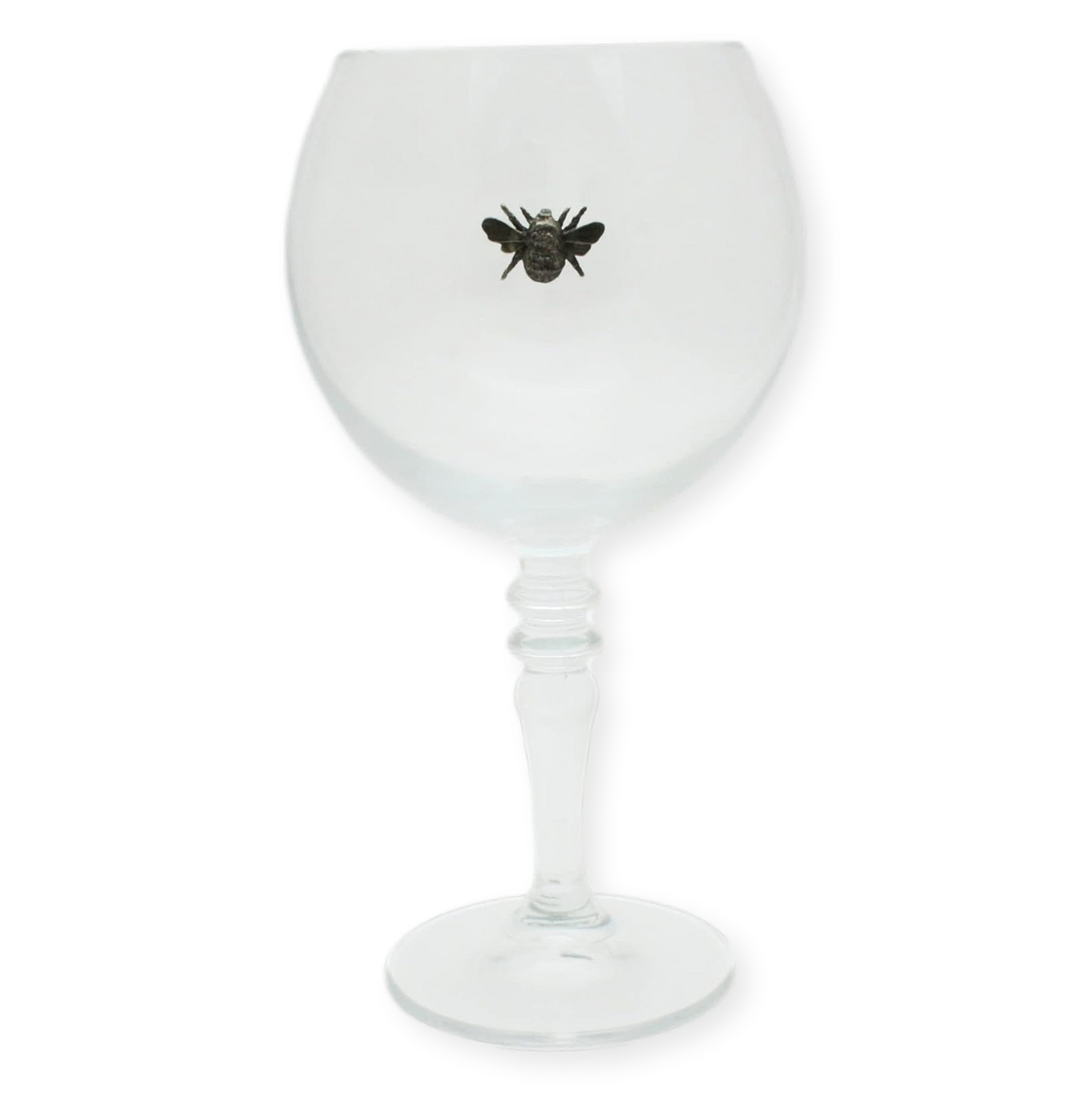 Bumble Bees and Butterflies Balloon Gin Glass 23 Oz