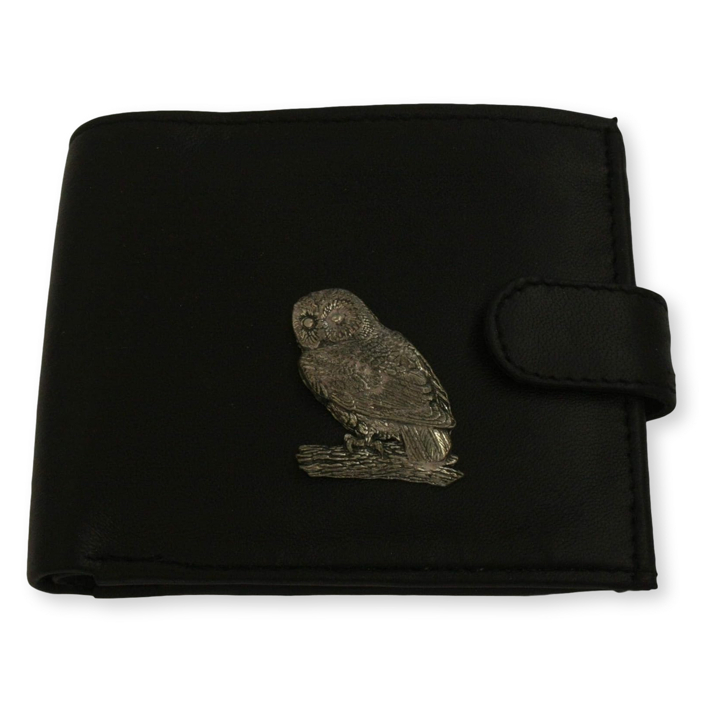 Birds Leather Wallet Brown or Black Wildlife Gift