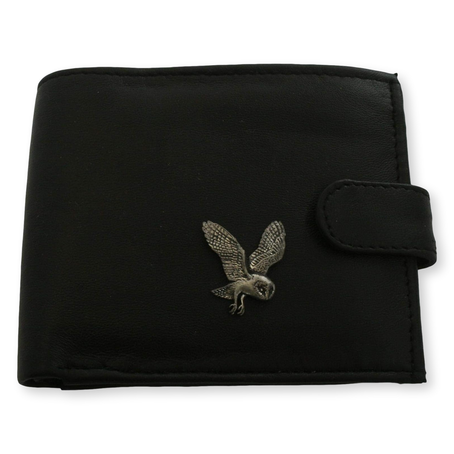 Birds Leather Wallet Brown or Black Wildlife Gift