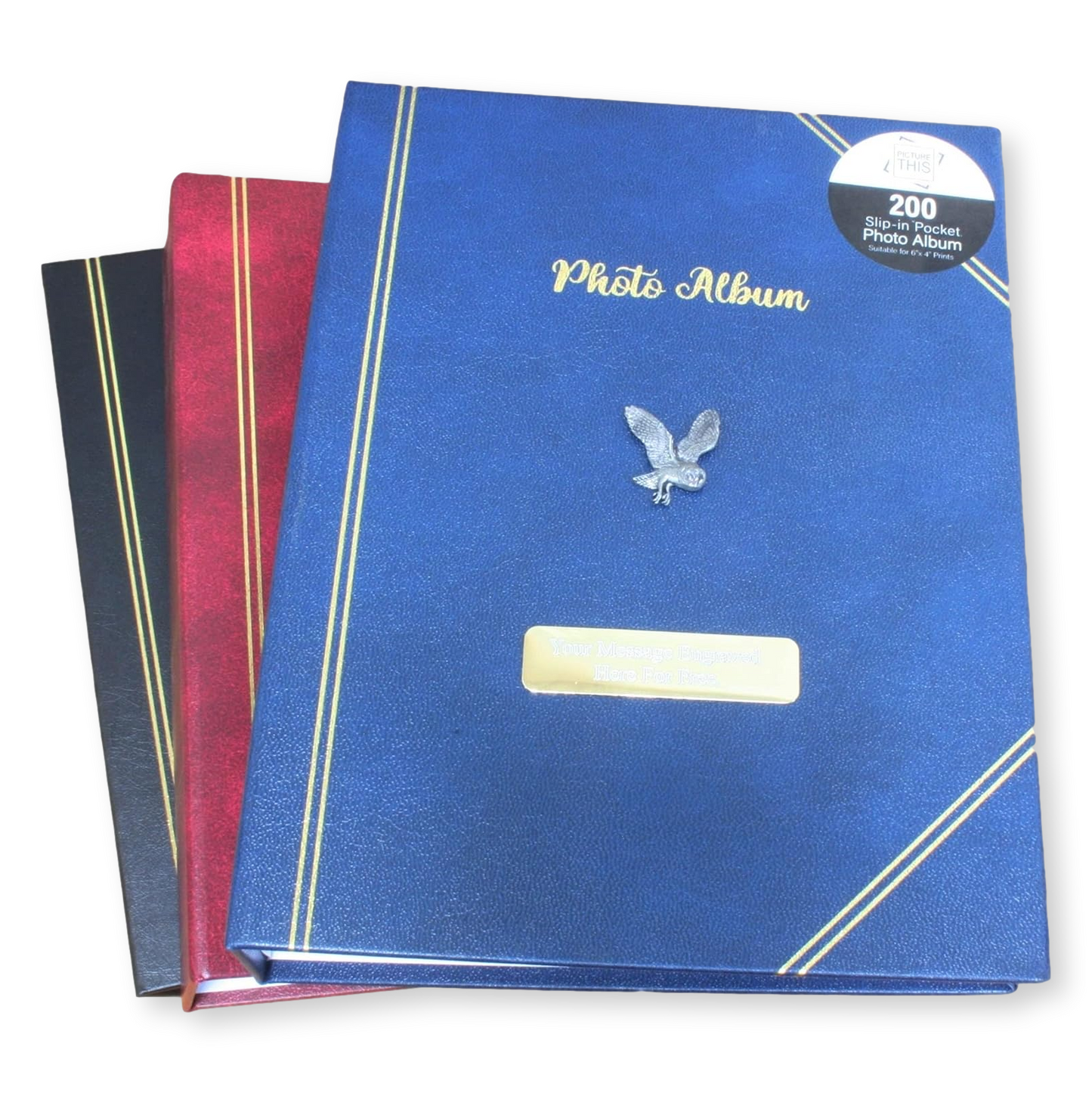 Birds Photo Album 200 Slots 6x4" Photographs Free Engraving