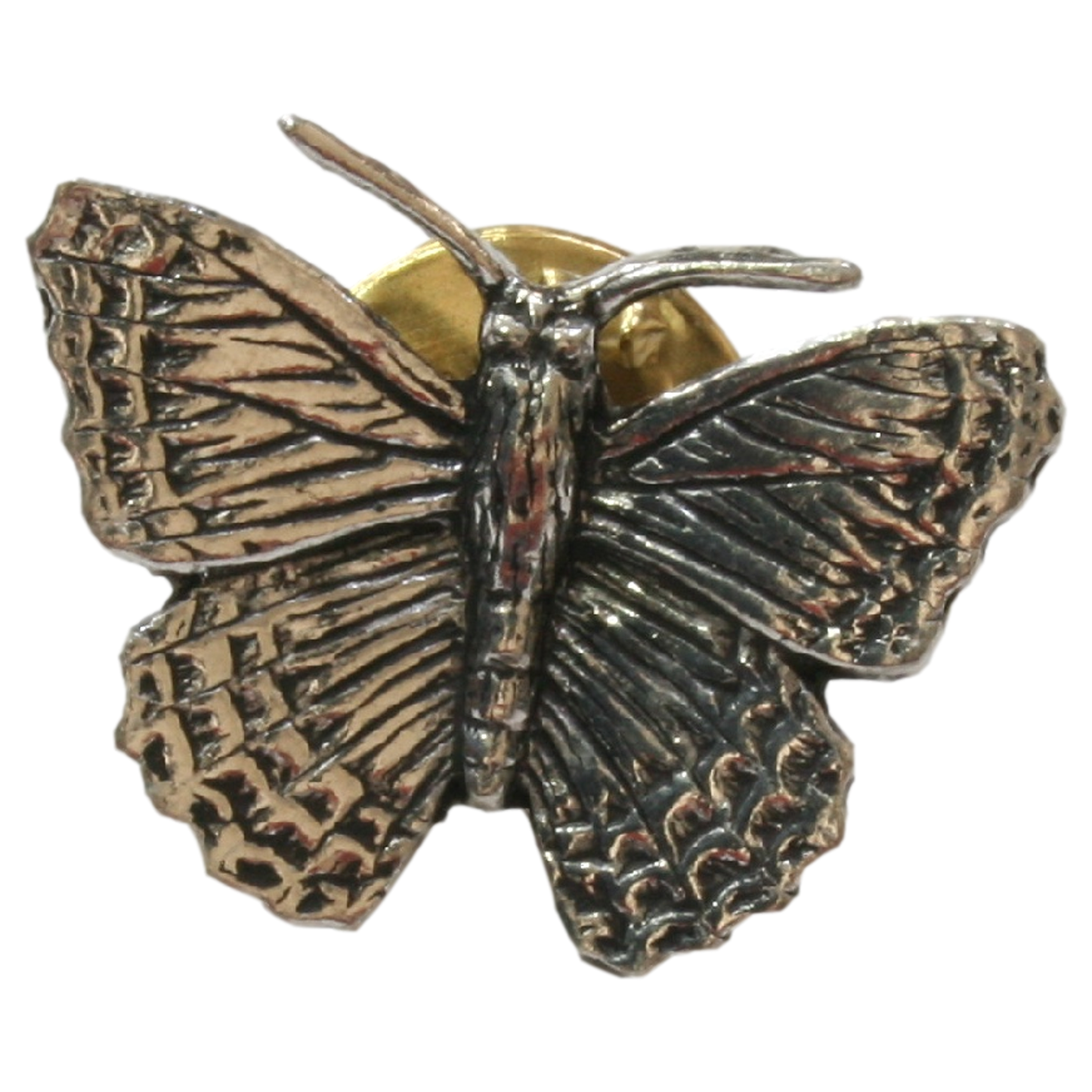 Pewter Butterfly Small Pin Badge Nature Wilding Gift