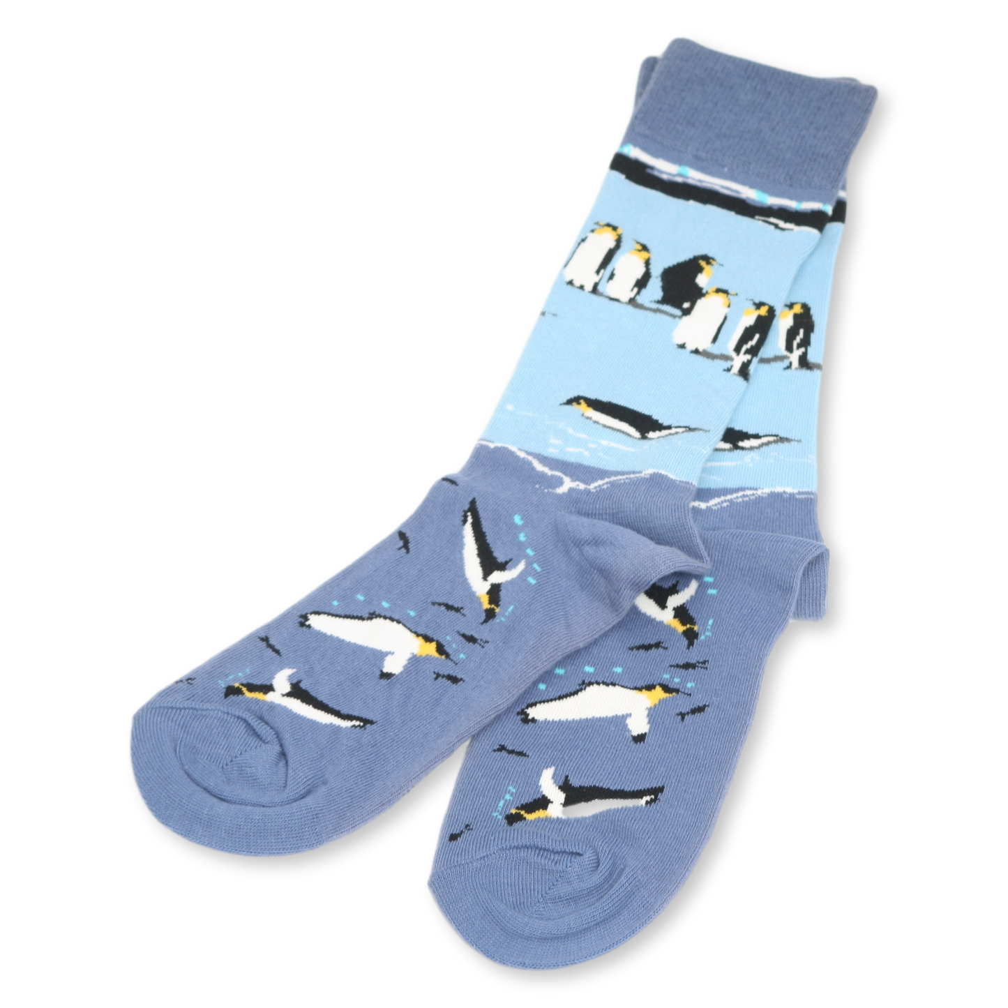 Penguin Socks On Light Blue UK 6–11