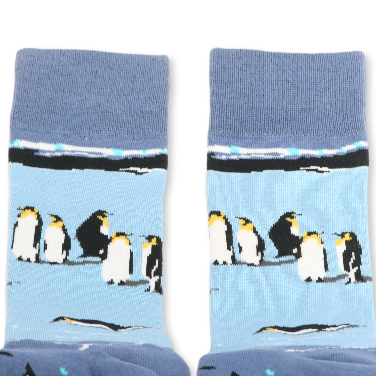 Penguin Socks On Light Blue UK 6–11