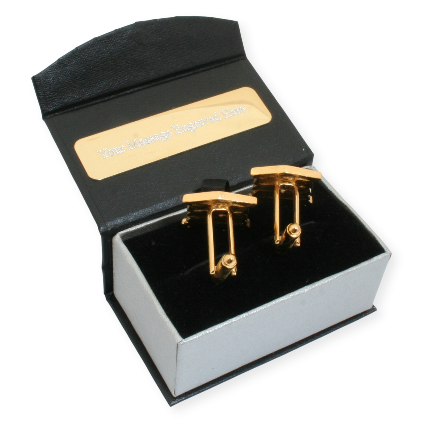 Bee Hive Gold Plated Pair Of Cufflinks & Engraving Option