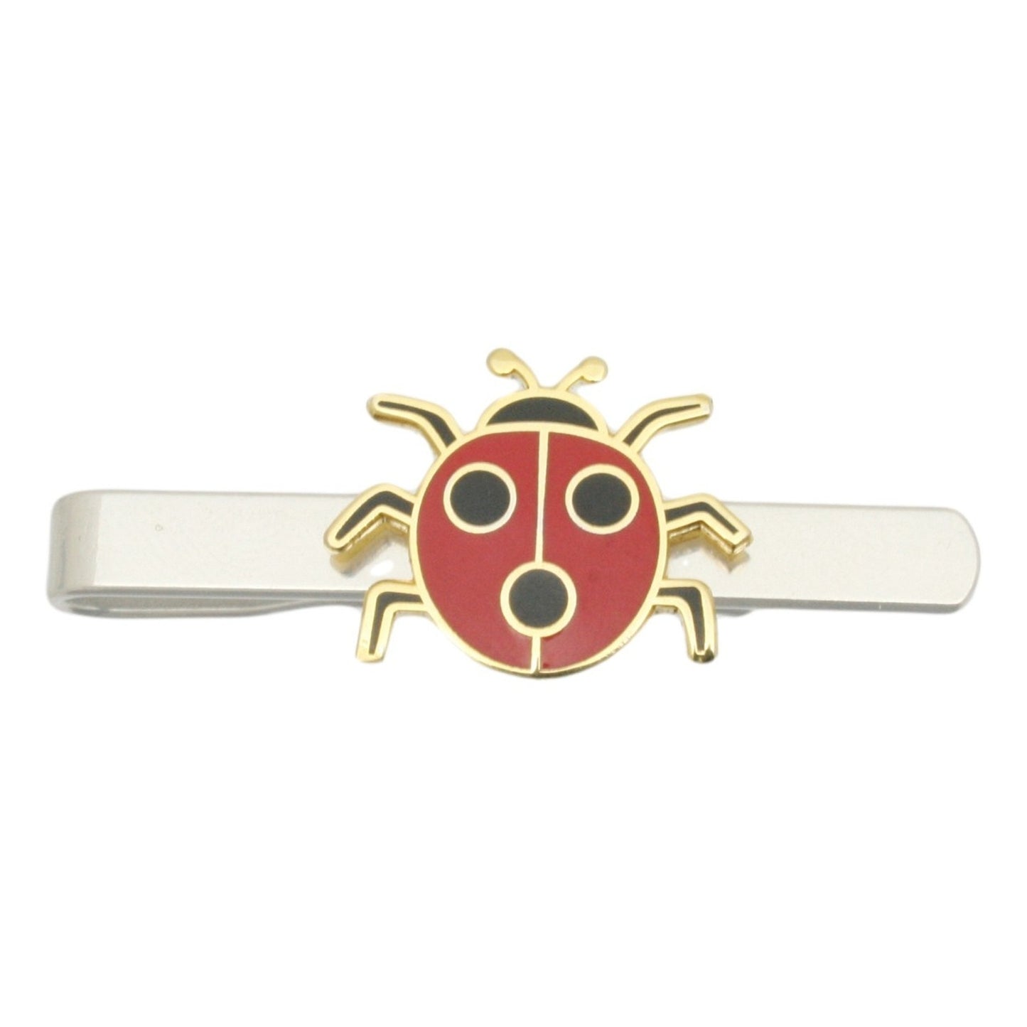 Insects Stainless Steel Tie Slide with Pewter Motif Gift Pouched