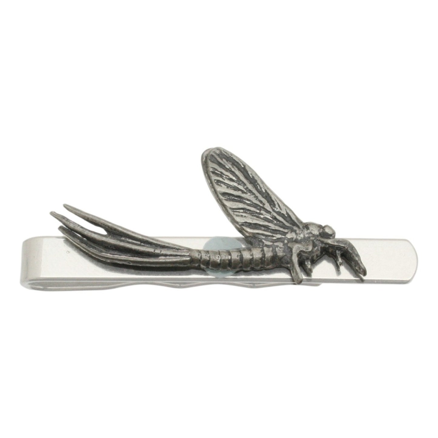 Insects Stainless Steel Tie Slide with Pewter Motif Gift Pouched