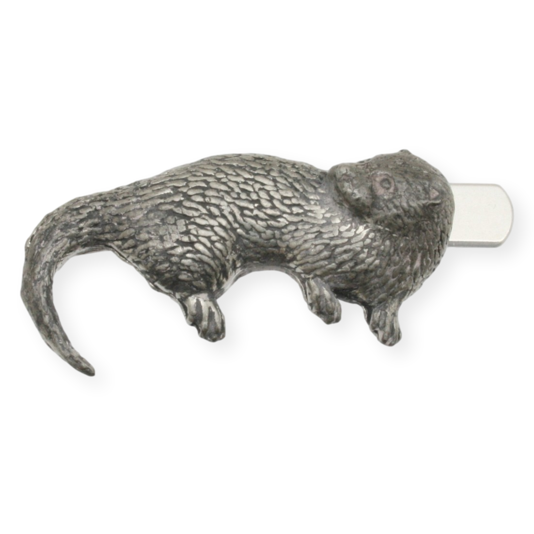Riverbank Animal Pewter Tie Slide