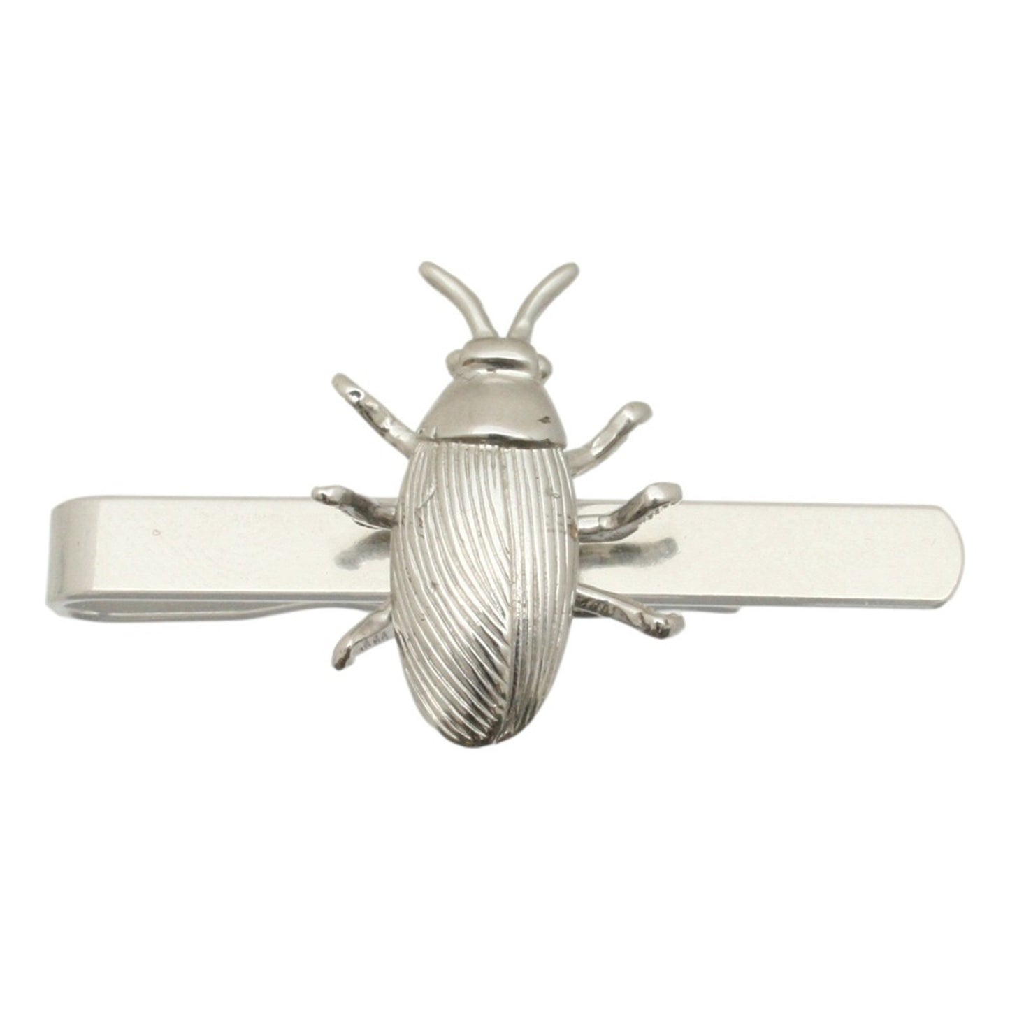 Insects Stainless Steel Tie Slide with Pewter Motif Gift Pouched