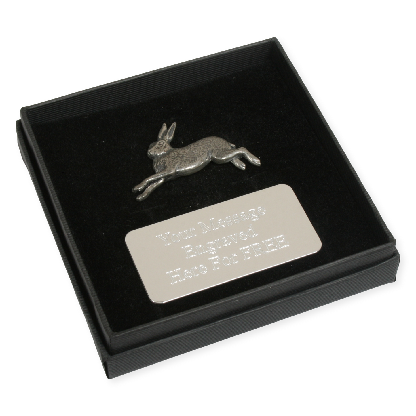 Woodland Animals Pin Badge Nature Wilding Gift Engraved Box