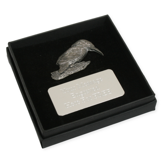 Riverbank Animals Pin Badge Nature Wilding Gift Engraved Box