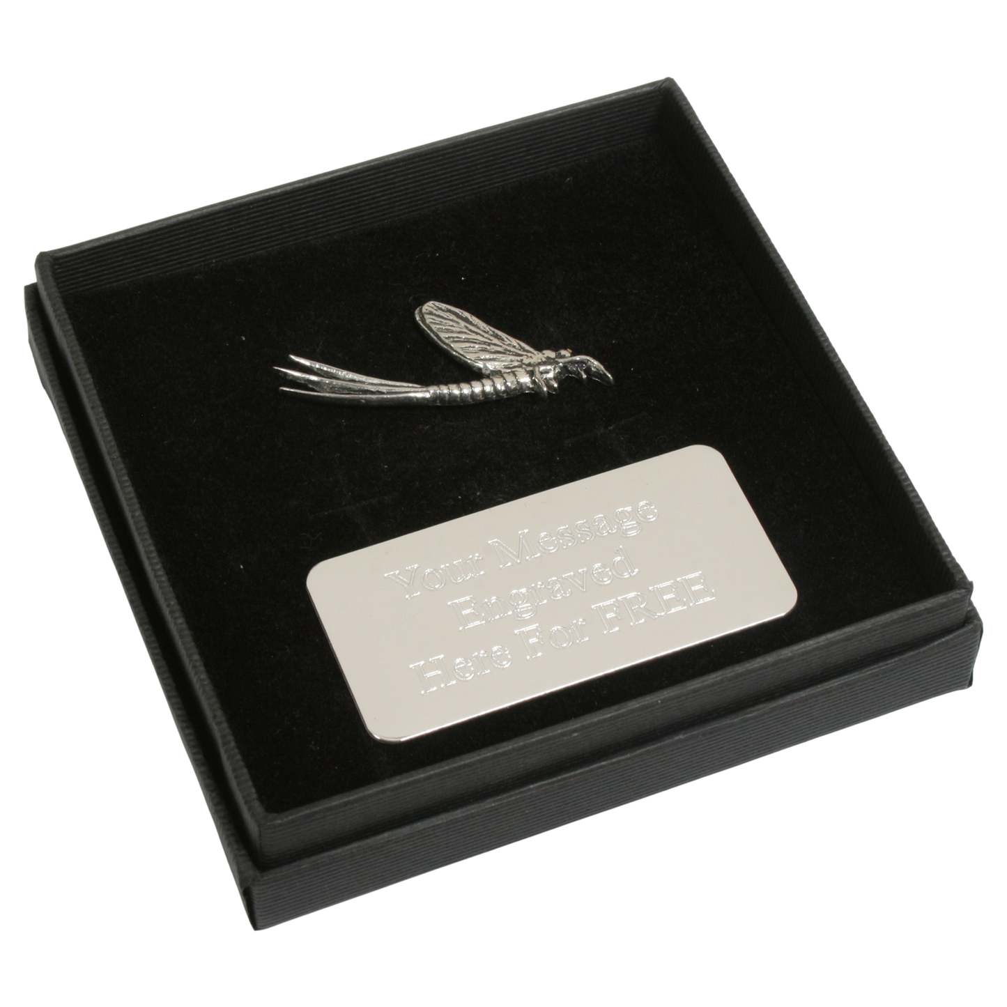 Insects Pin Badge Nature Wilding Gift Engraved Box