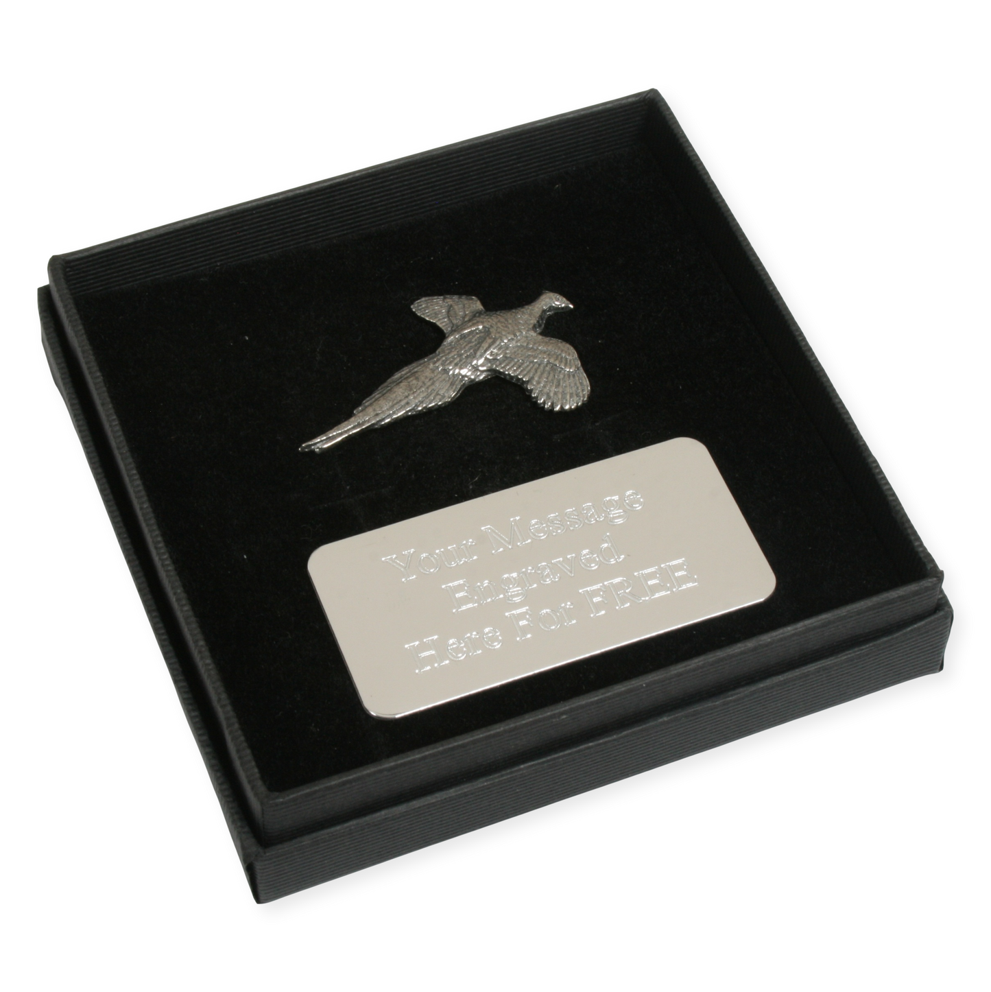 Woodland Animals Pin Badge Nature Wilding Gift Engraved Box