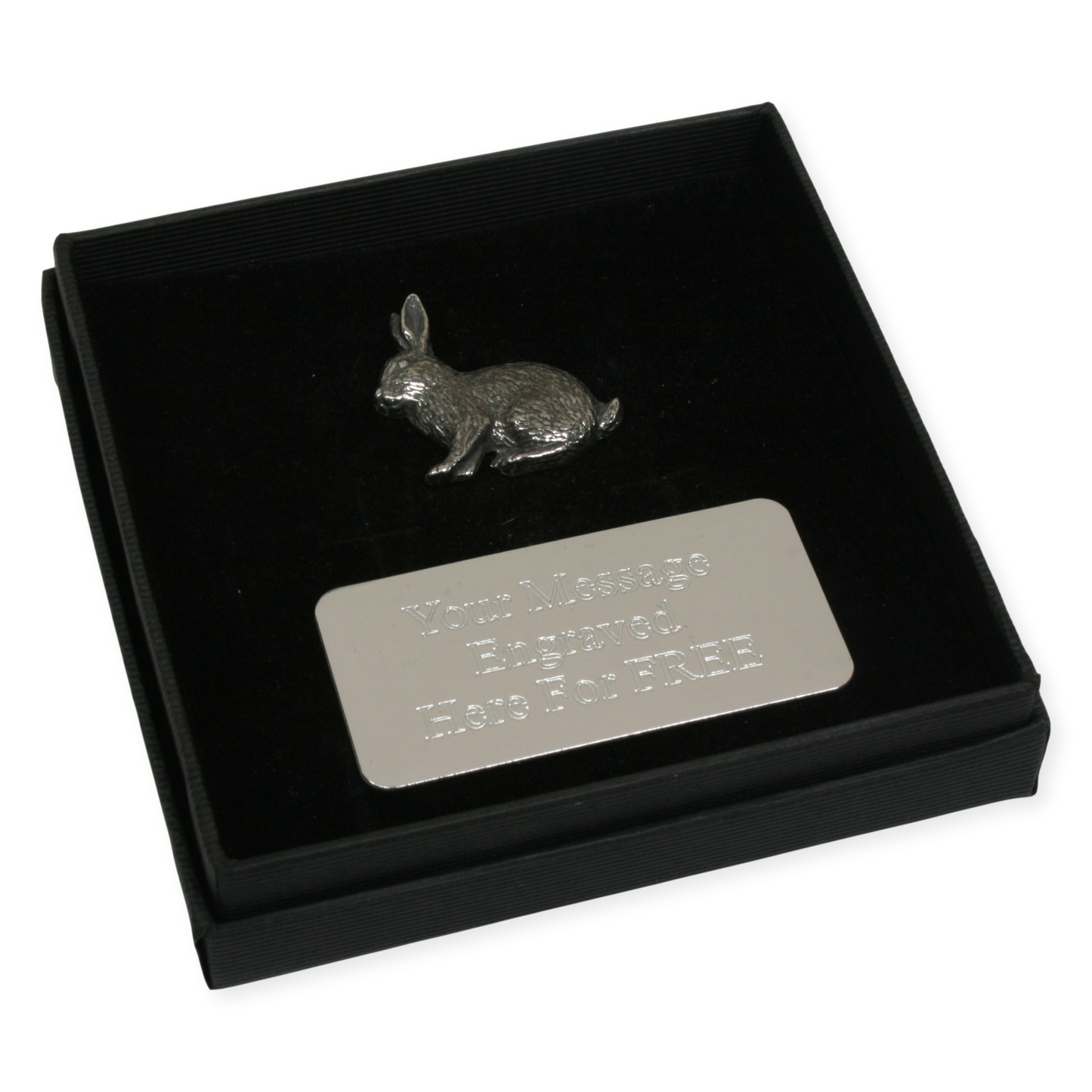 Woodland Animals Pin Badge Nature Wilding Gift Engraved Box