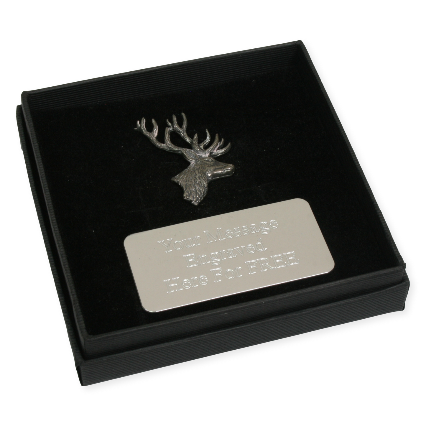 Woodland Animals Pin Badge Nature Wilding Gift Engraved Box