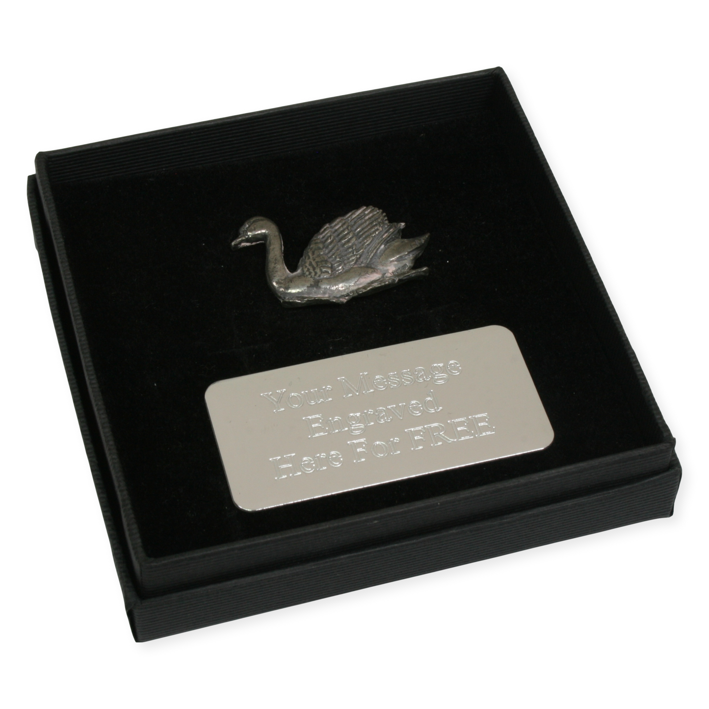 Riverbank Animals Pin Badge Nature Wilding Gift Engraved Box