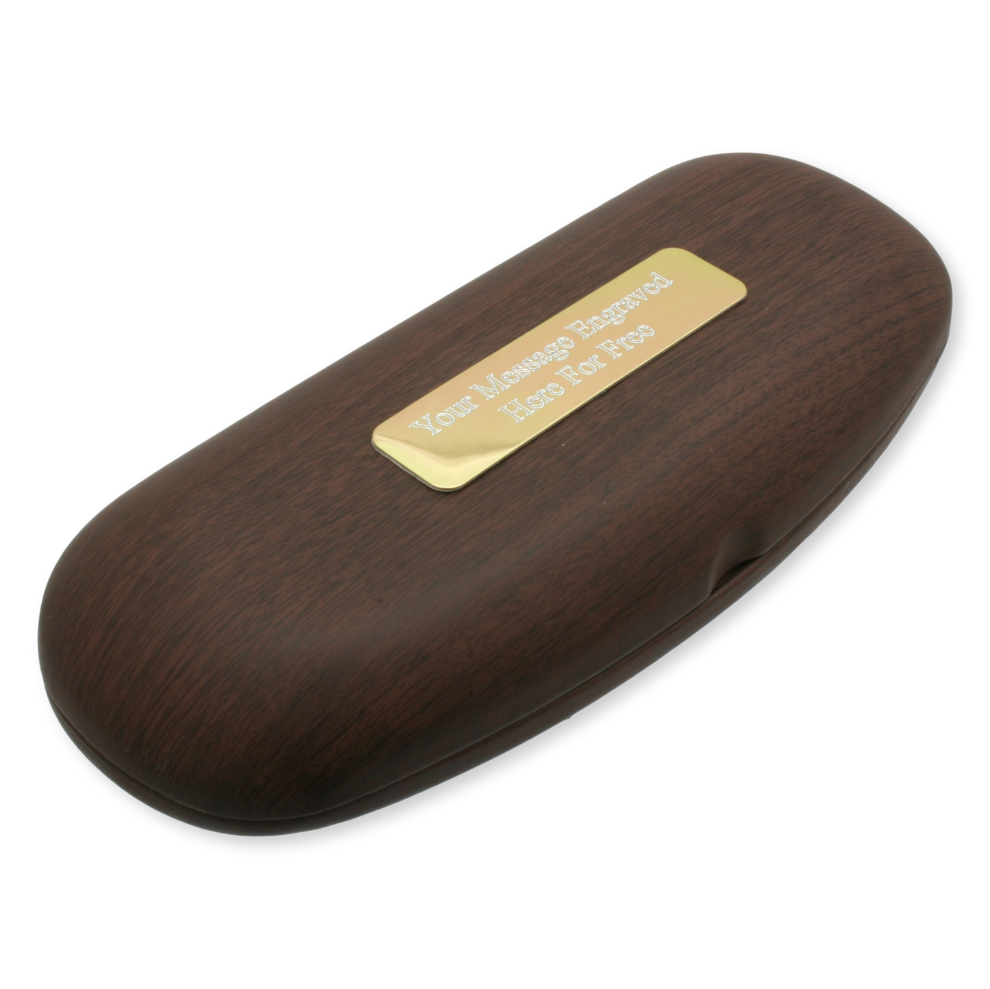 Butterfly Glasses Case Wood Effect Hard Case Men & Women Eye Protection Engraved Gift